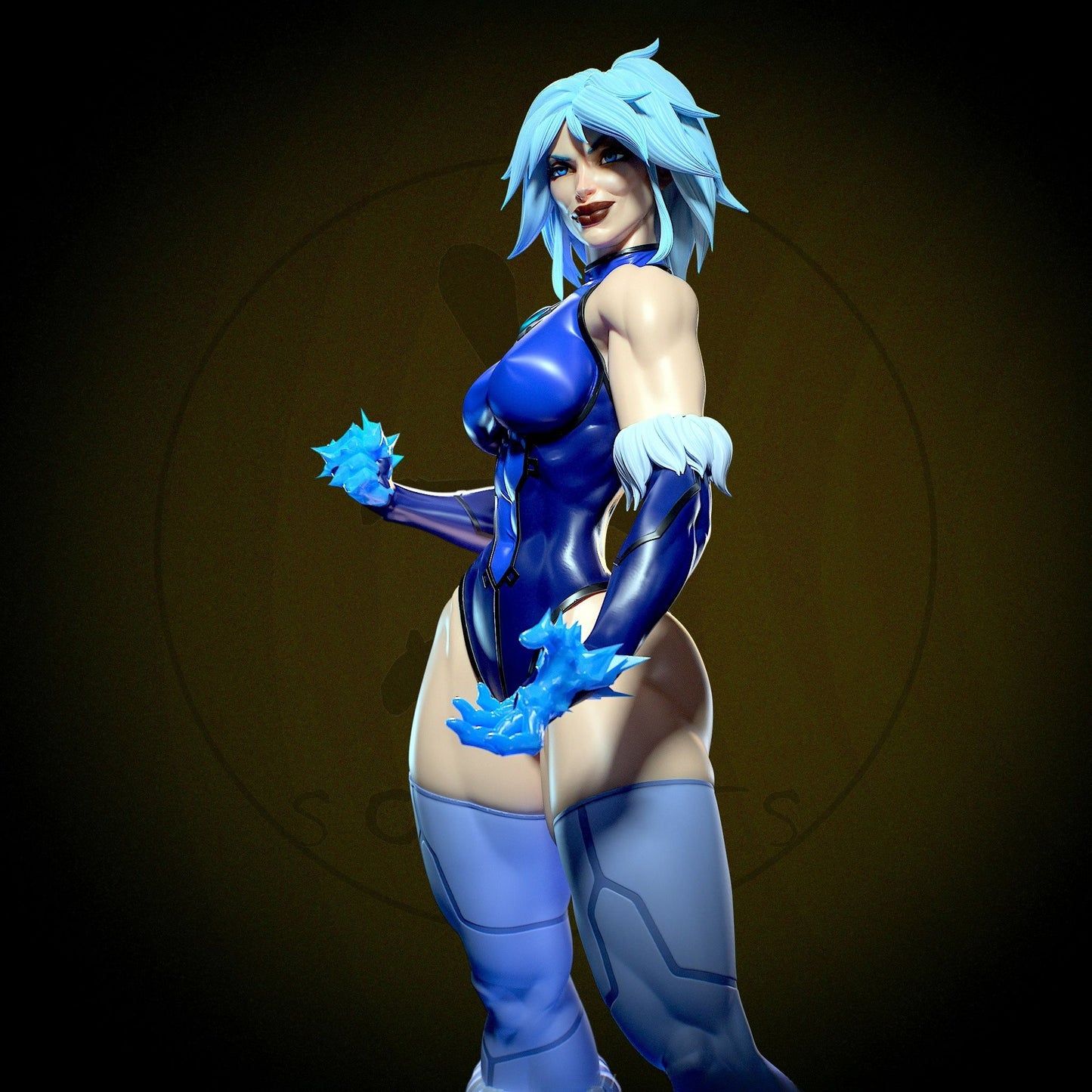 3638 Killer Frost NSFW - DC COMICS - STL 3D Print Files