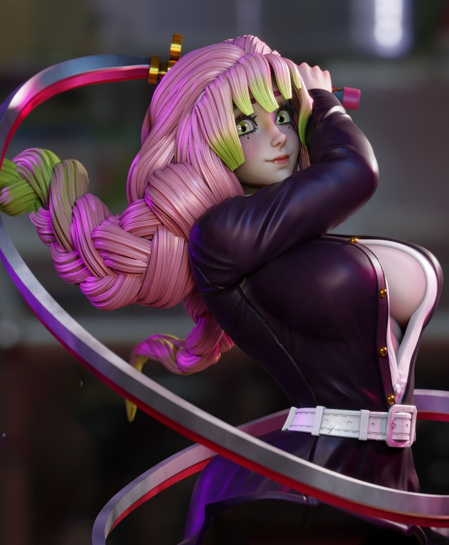 3729 Mitsuri Kanroji NSFW - Demon Slayer - STL 3D Print Files
