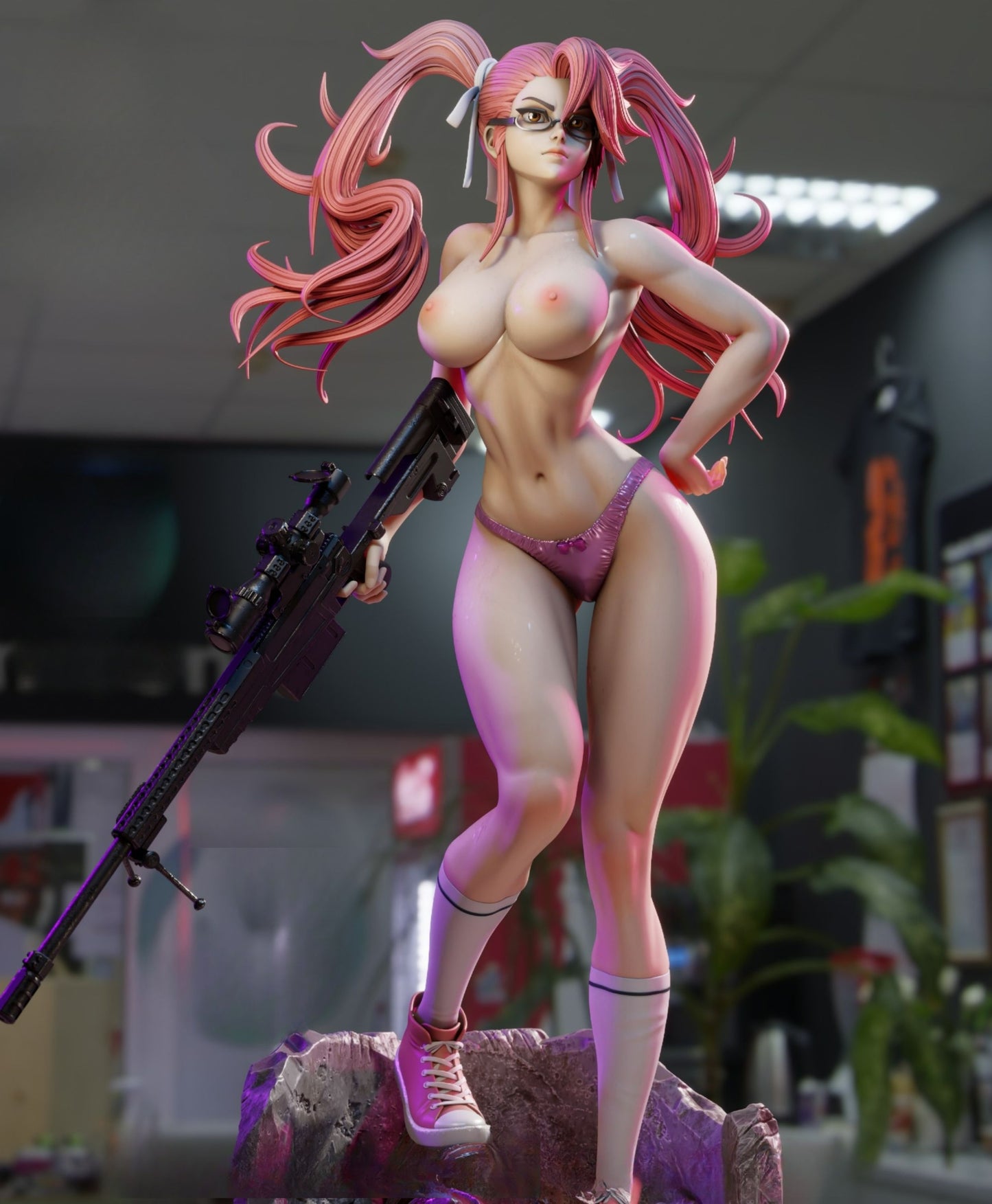 3760 Saya Takagi NSFW - Highschool of the Dead - STL 3D Print Files