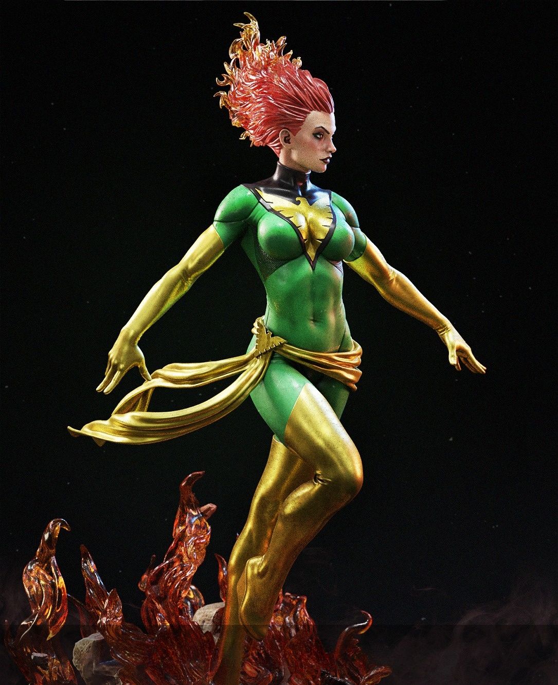 4228 Dark Phoenix - X-MEN - STL 3D Print Files