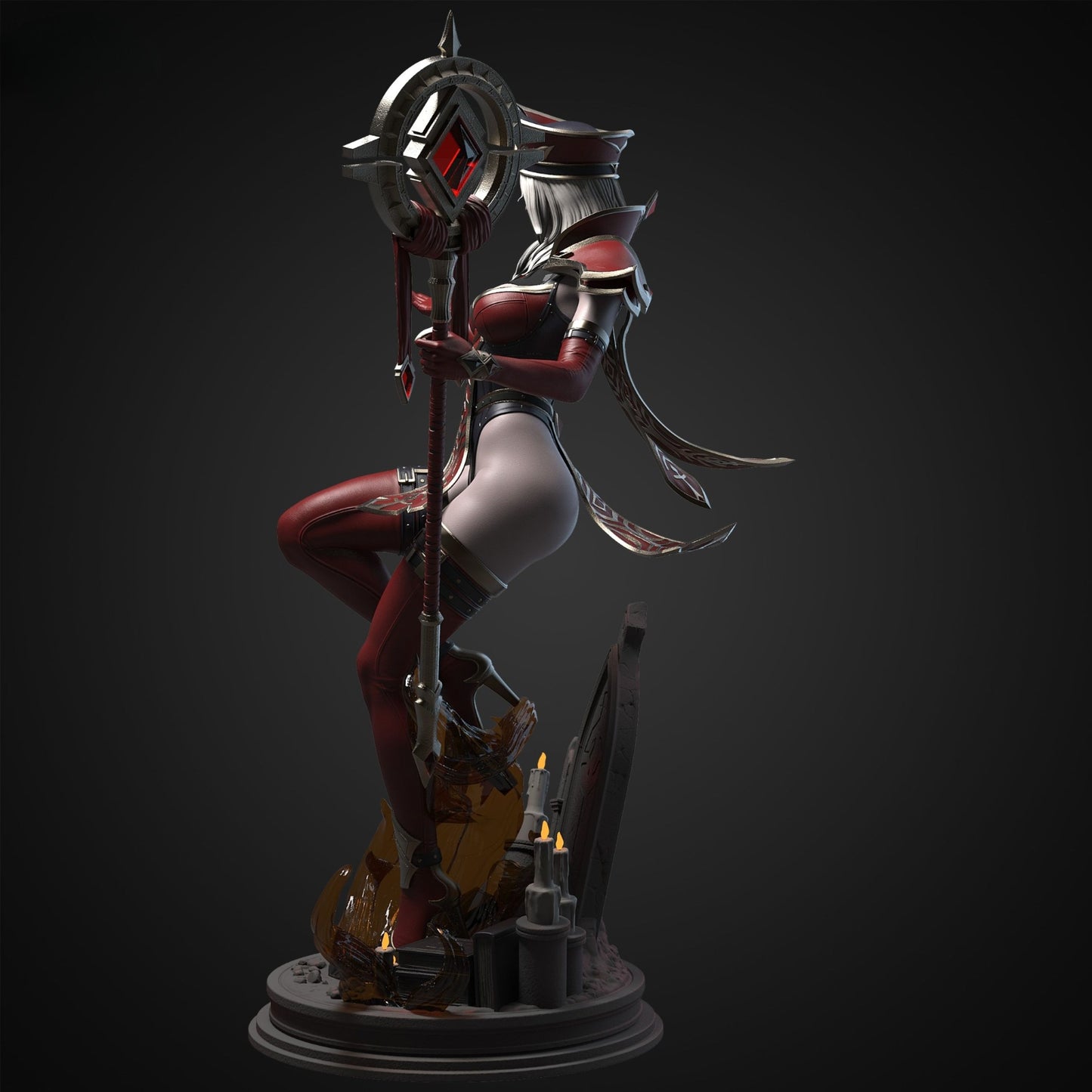 4238 Sally Whitemane NSFW - World of Warcraft - STL 3D Print Files