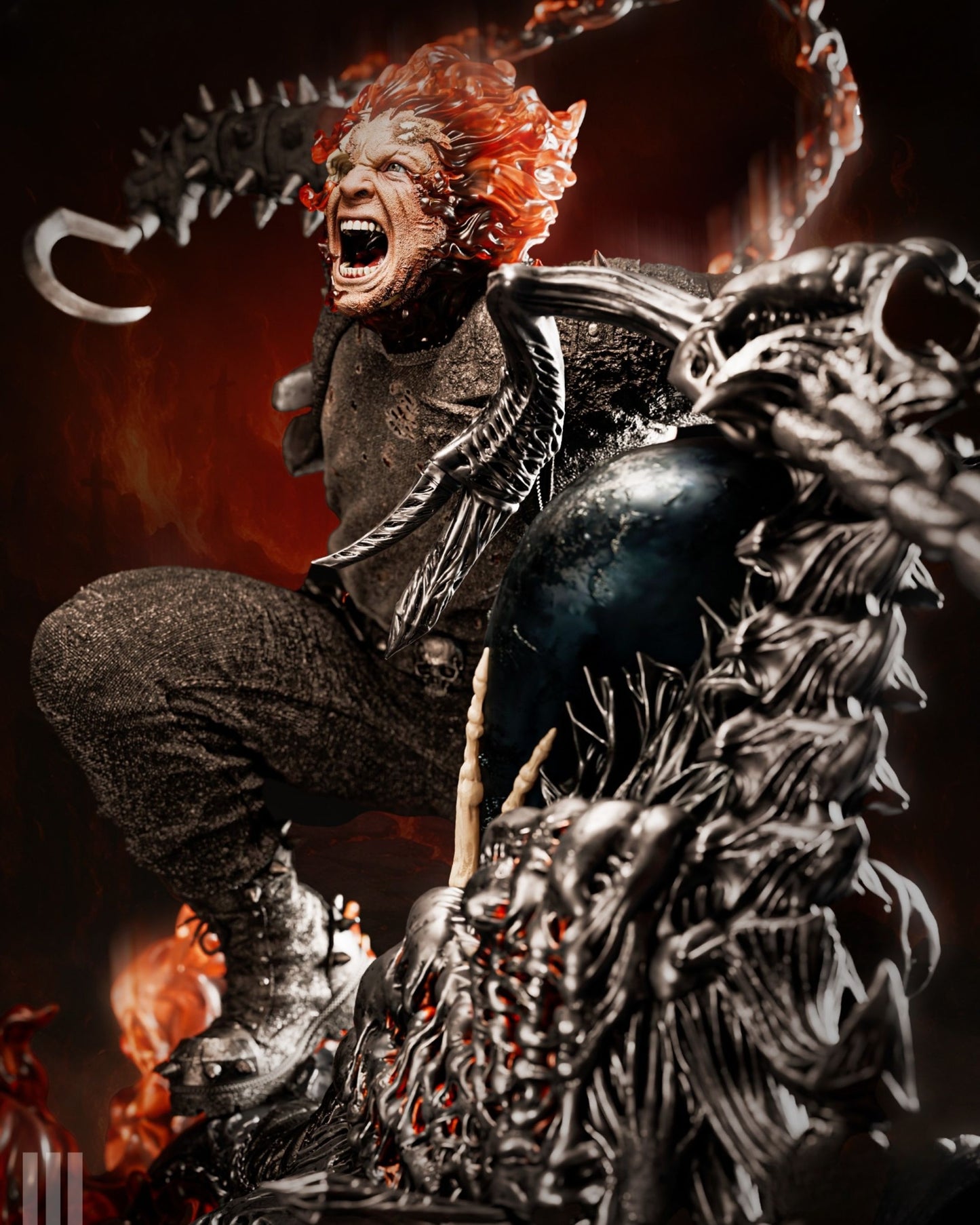 4282 Ghost Rider - Marvel Comics - STL 3D Print Files