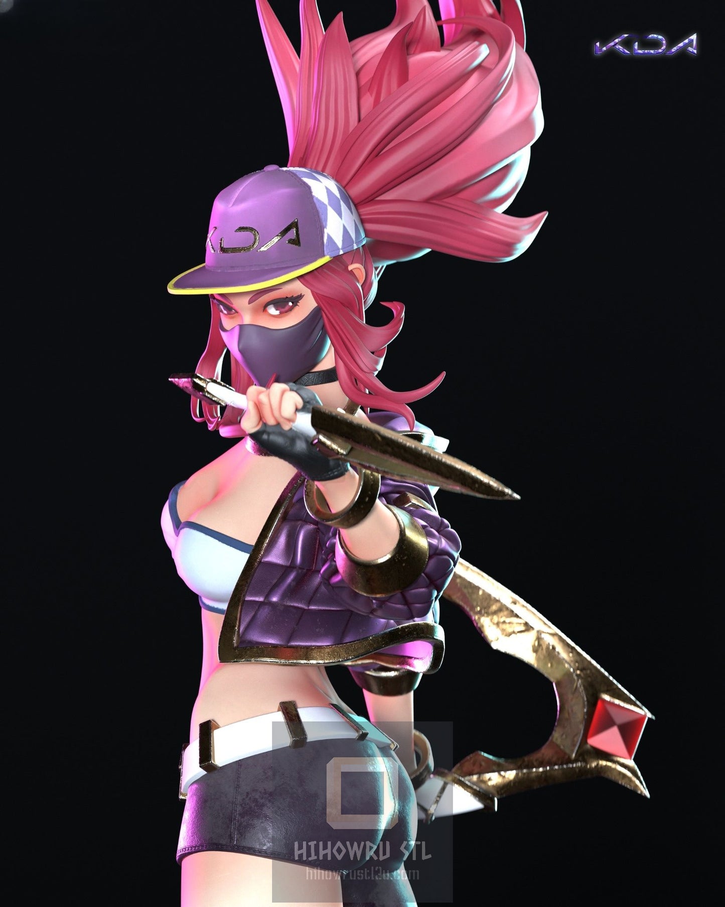 4311 Akali - K/DA  - STL 3D Print Files