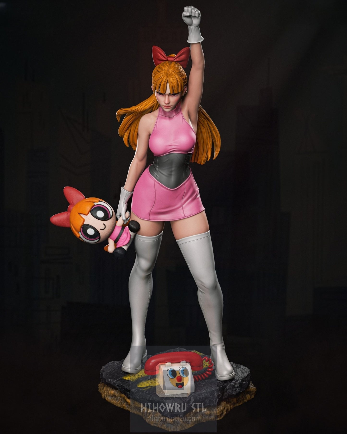 4352 Blossom - Powerpuff Girls - STL 3D Print Files