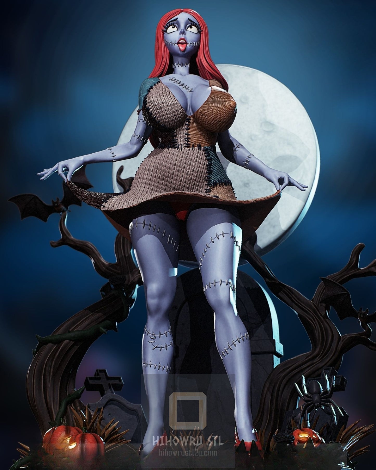 4374 Sally NSFW - The Nightmare Before Christmas - STL 3D Print Files