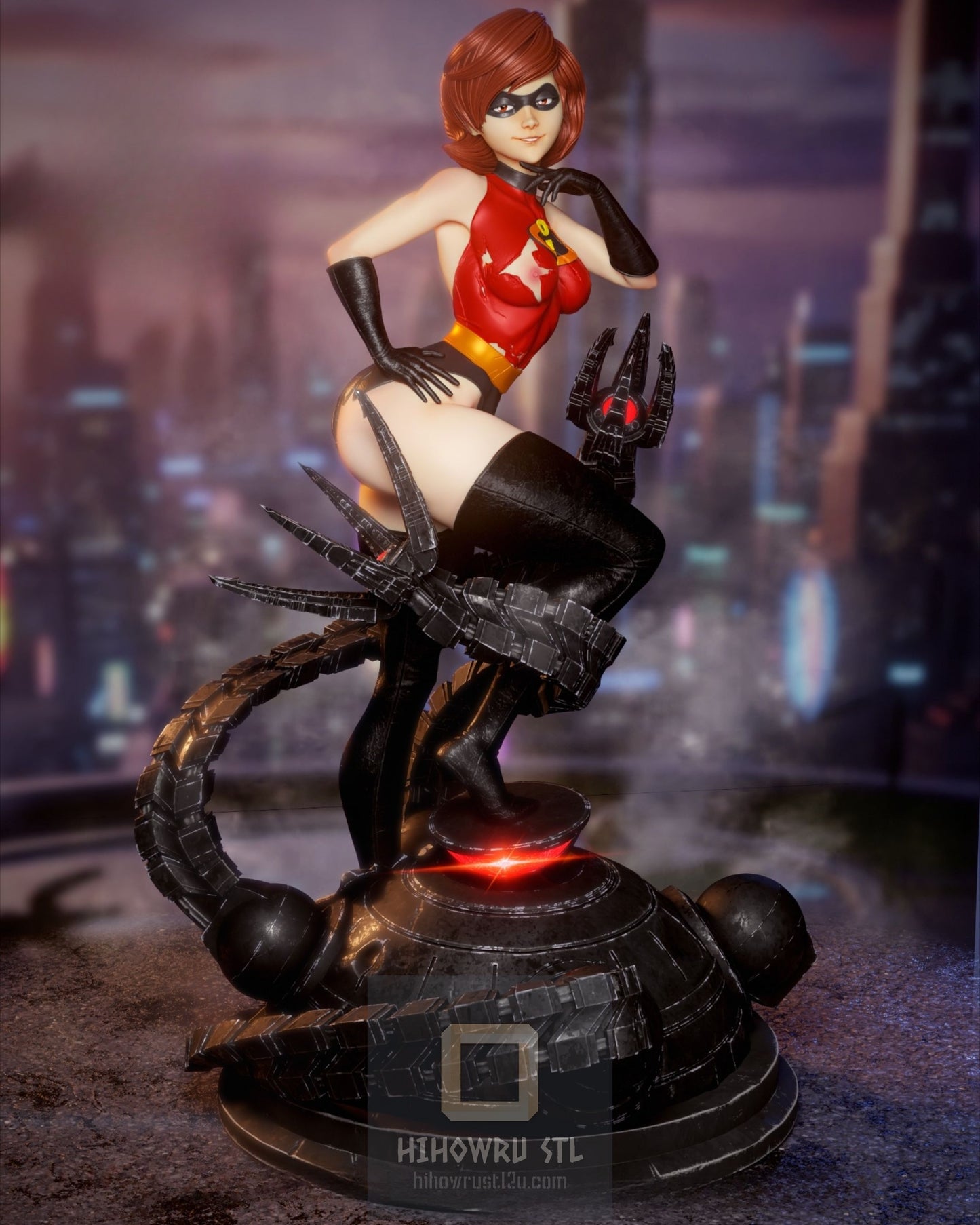 4476 Elastigirl NSFW - The Incredibles - STL 3D Print Files X 3D Animations