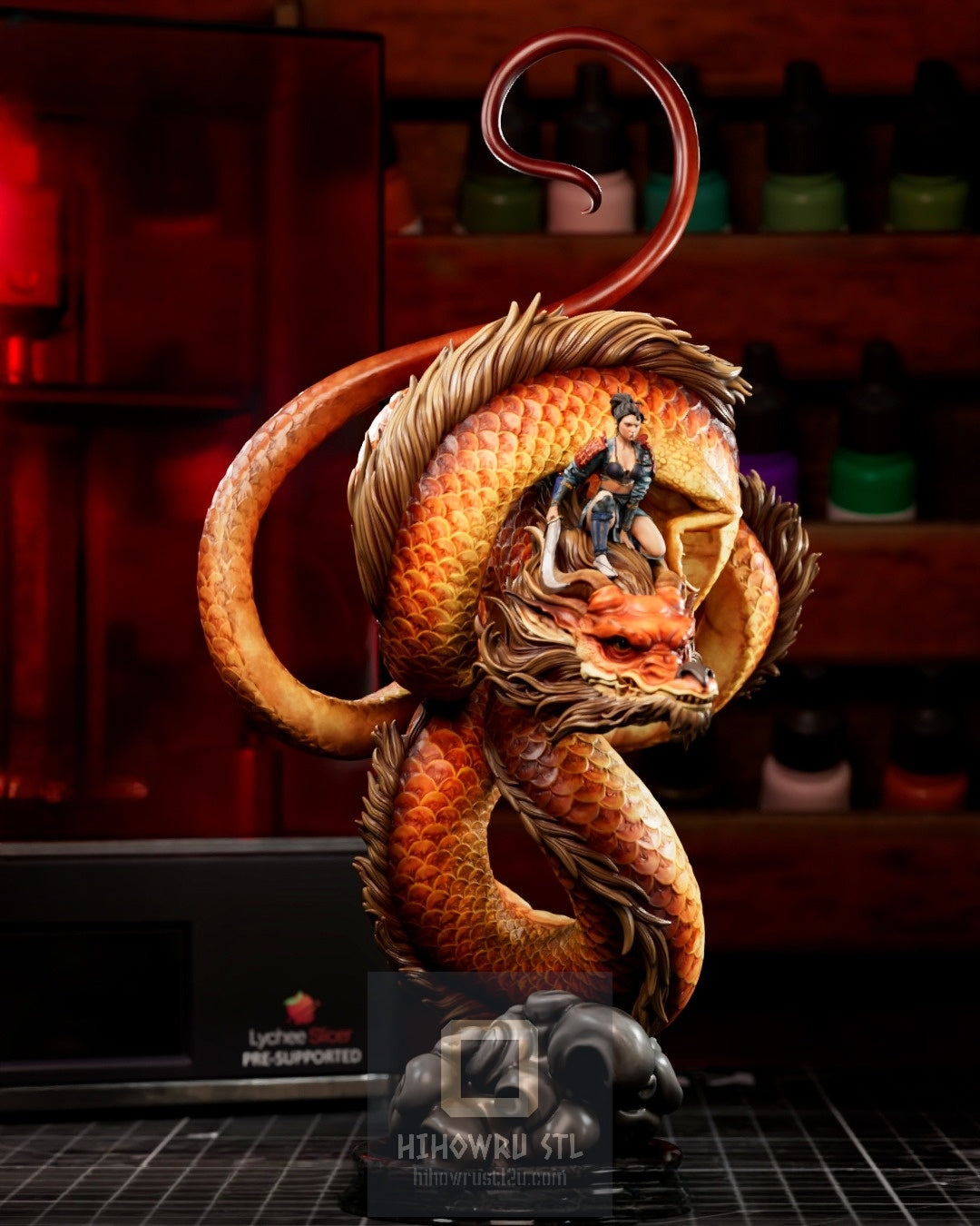 4487 Dragon Rider - STL 3D Print Files