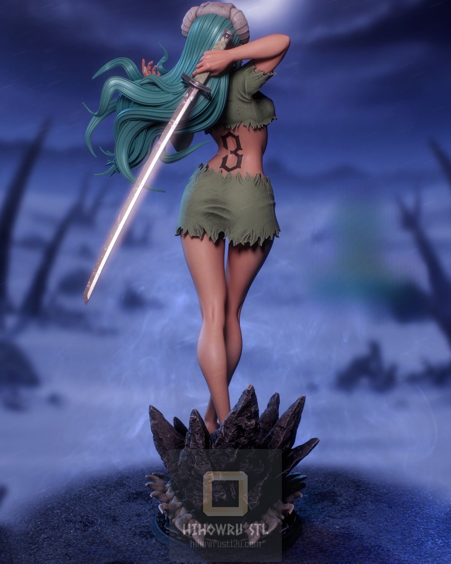 4579 Nelliel Tu NSFW - Bleach - STL 3D Print Files