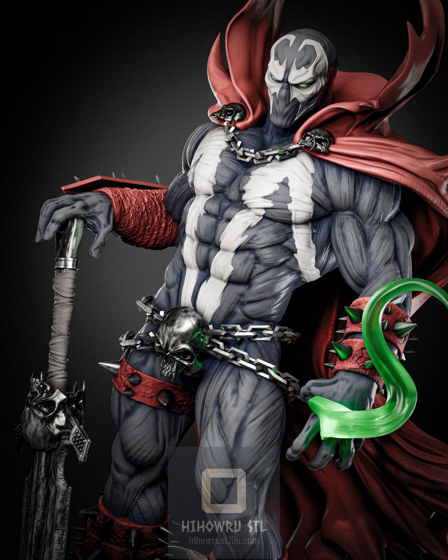 4677 Spawn - Al Simmons  - STL 3D Print Files