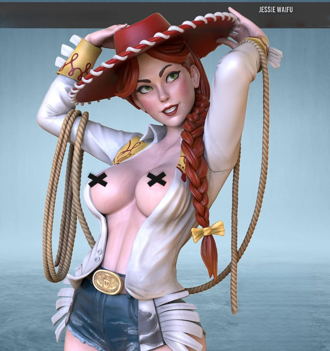 Jessie Waifu NSFW - Toy Story - STL 3D Print Files