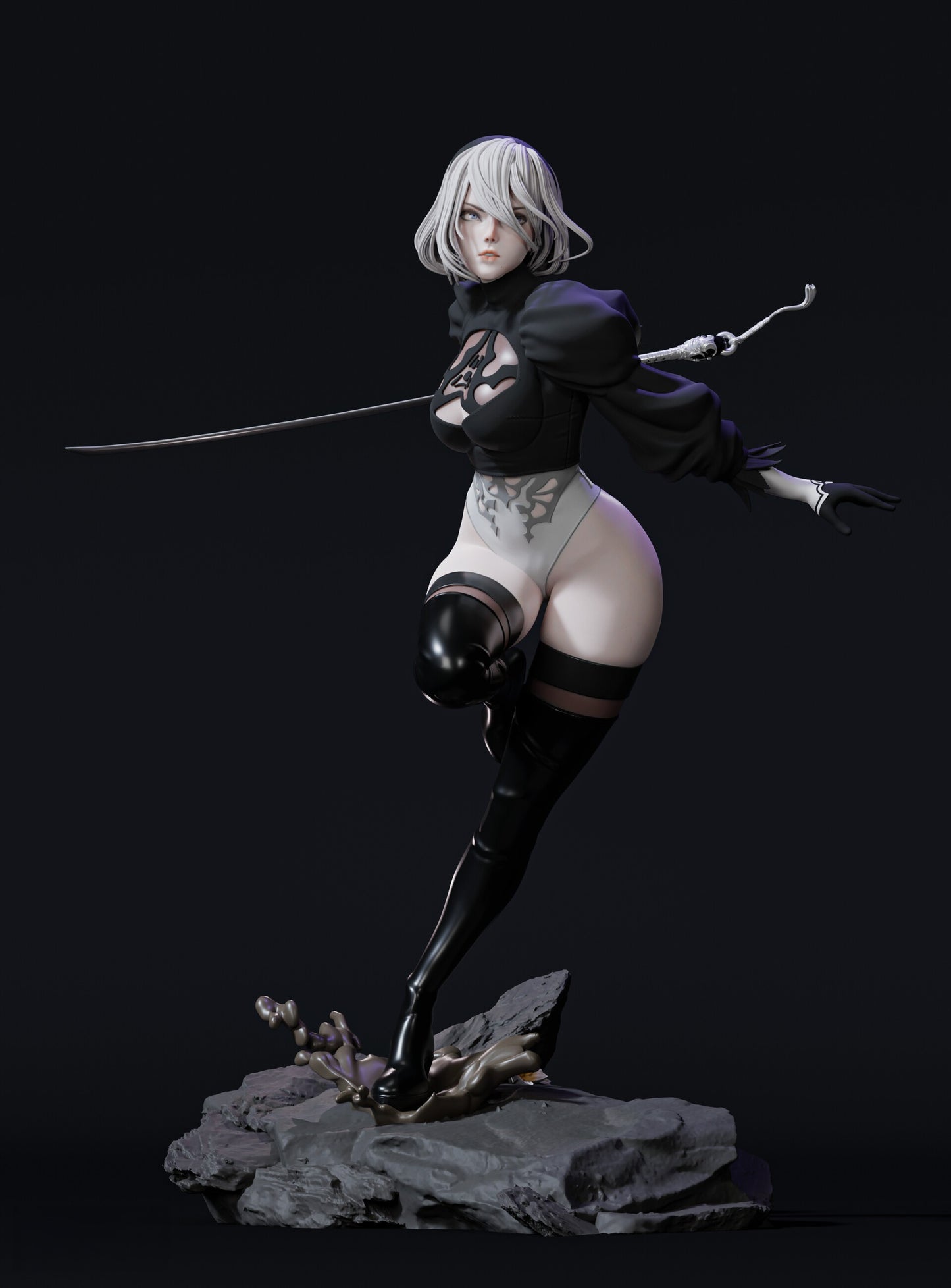 1667 2B - Nier Automata - STL 3D Print Files