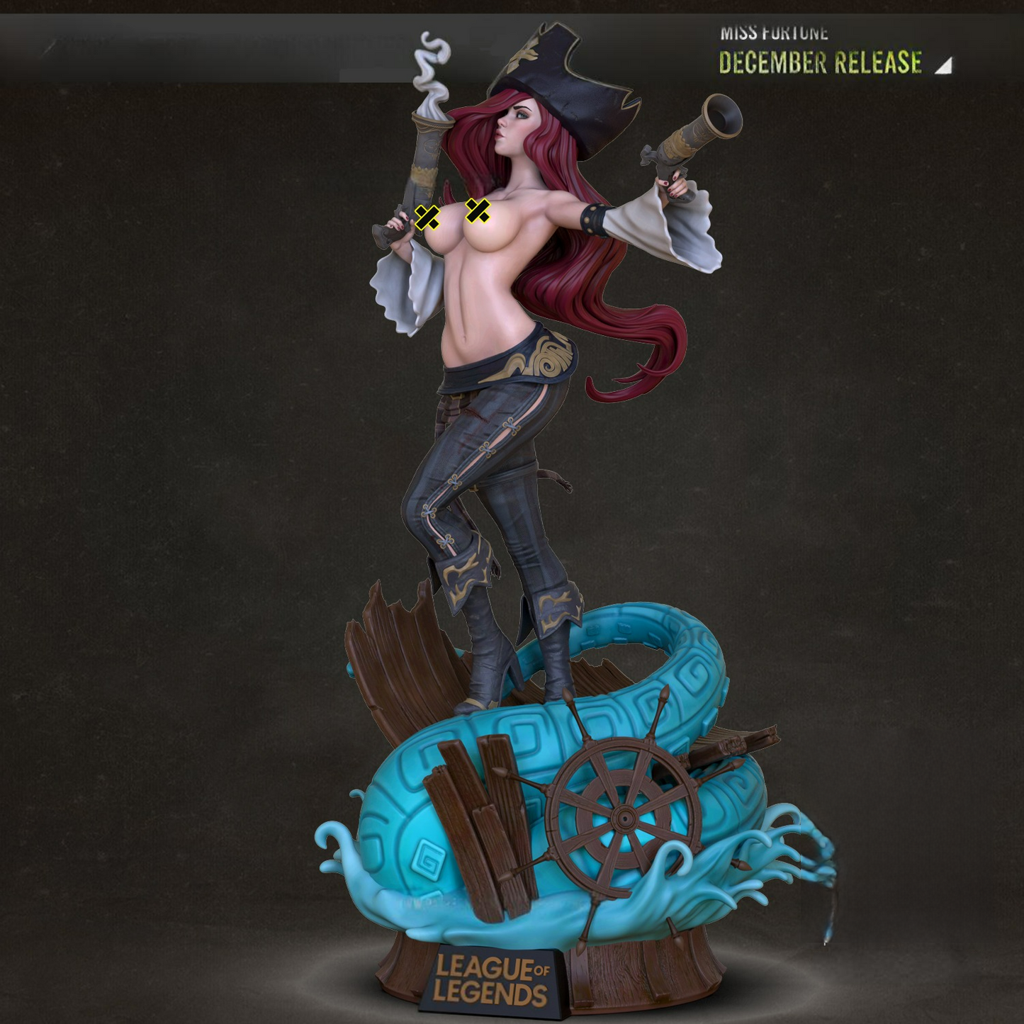 1870 Miss Fortune NSFW - League of Legends - STL 3D Print Files