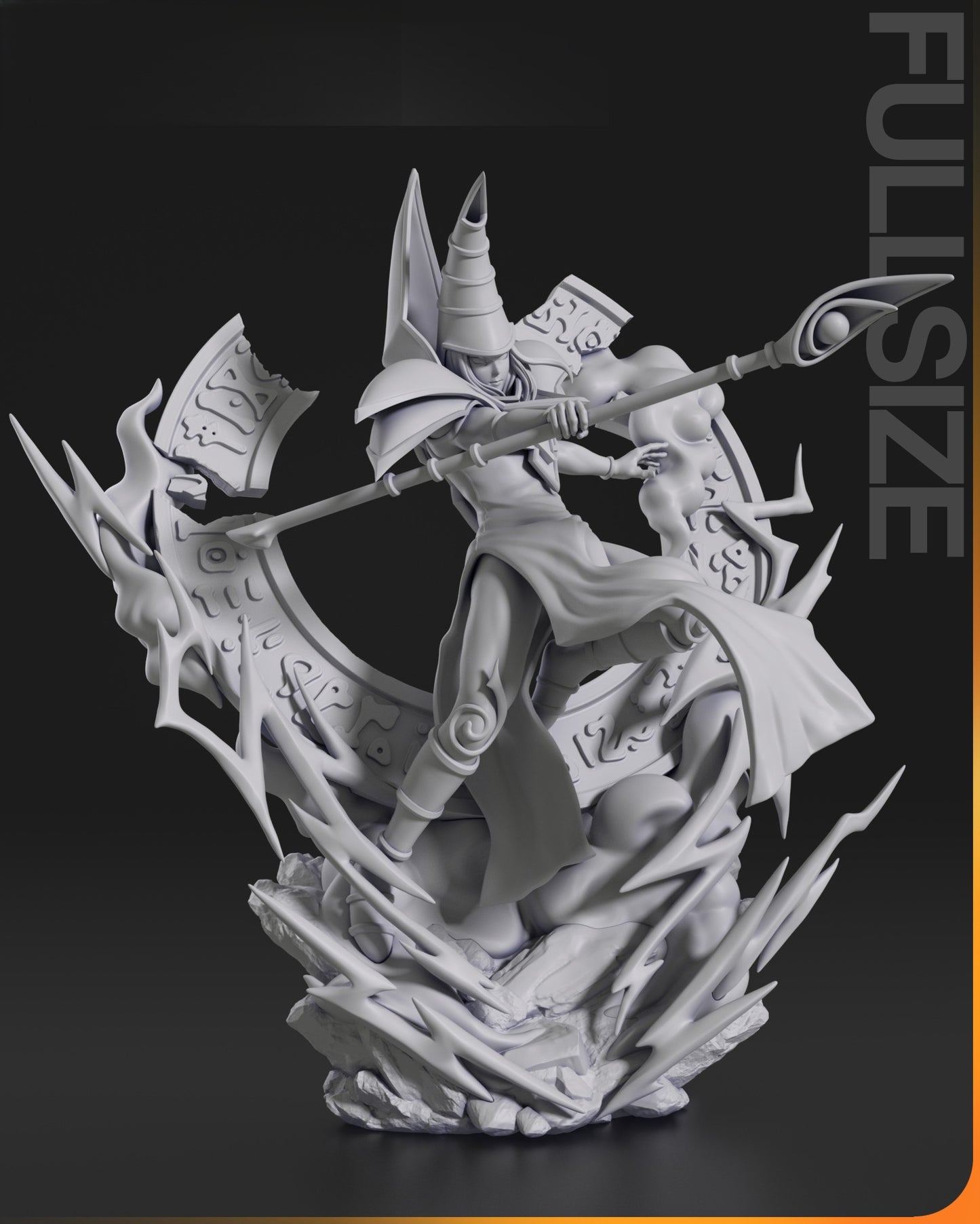 2609 Dark Magician - Yu-Gi-Oh! - STL 3D Print Files