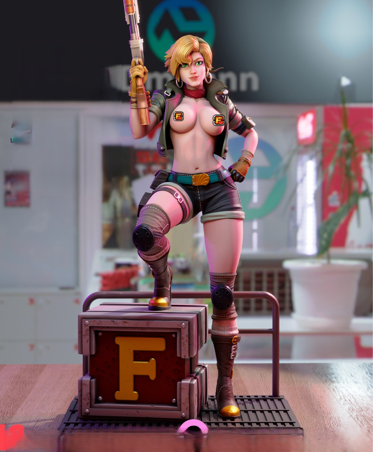 2416 Eri Kasamoto NSFW - Metal Slug - STL 3D Print Files