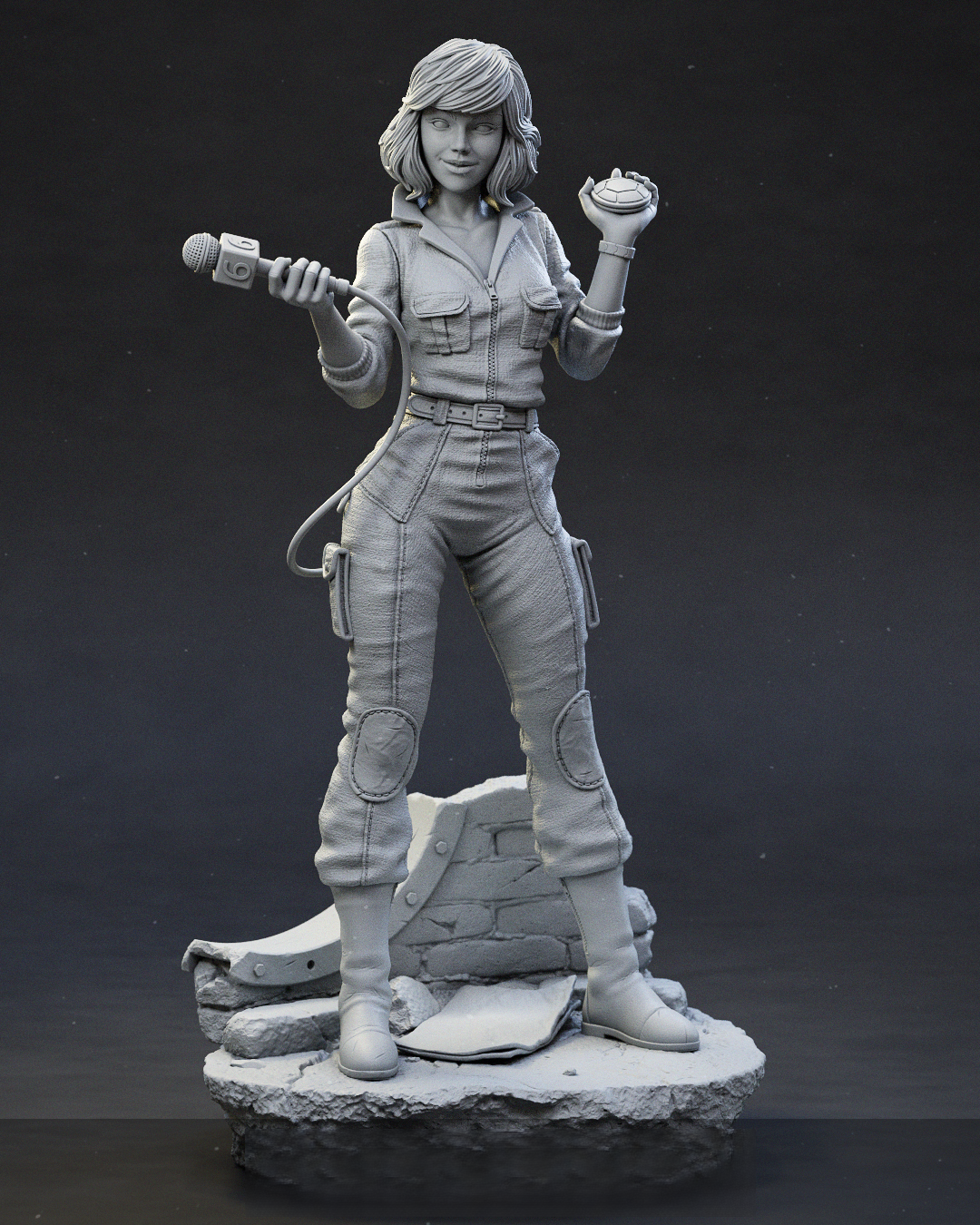 1699 April O'Neil - TMNT - STL 3D Print Files