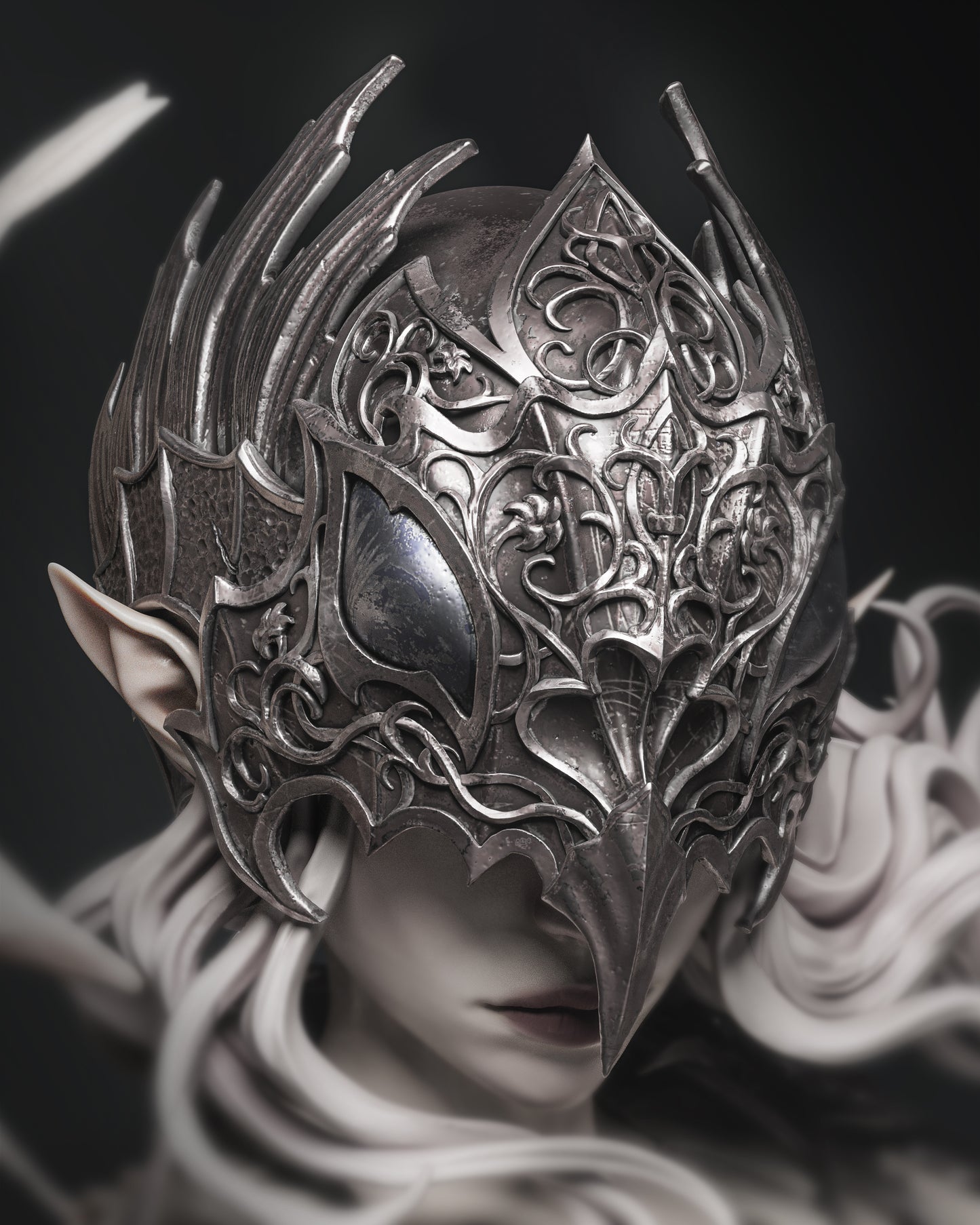 4277 CROW GIRL - STL 3D Print Files