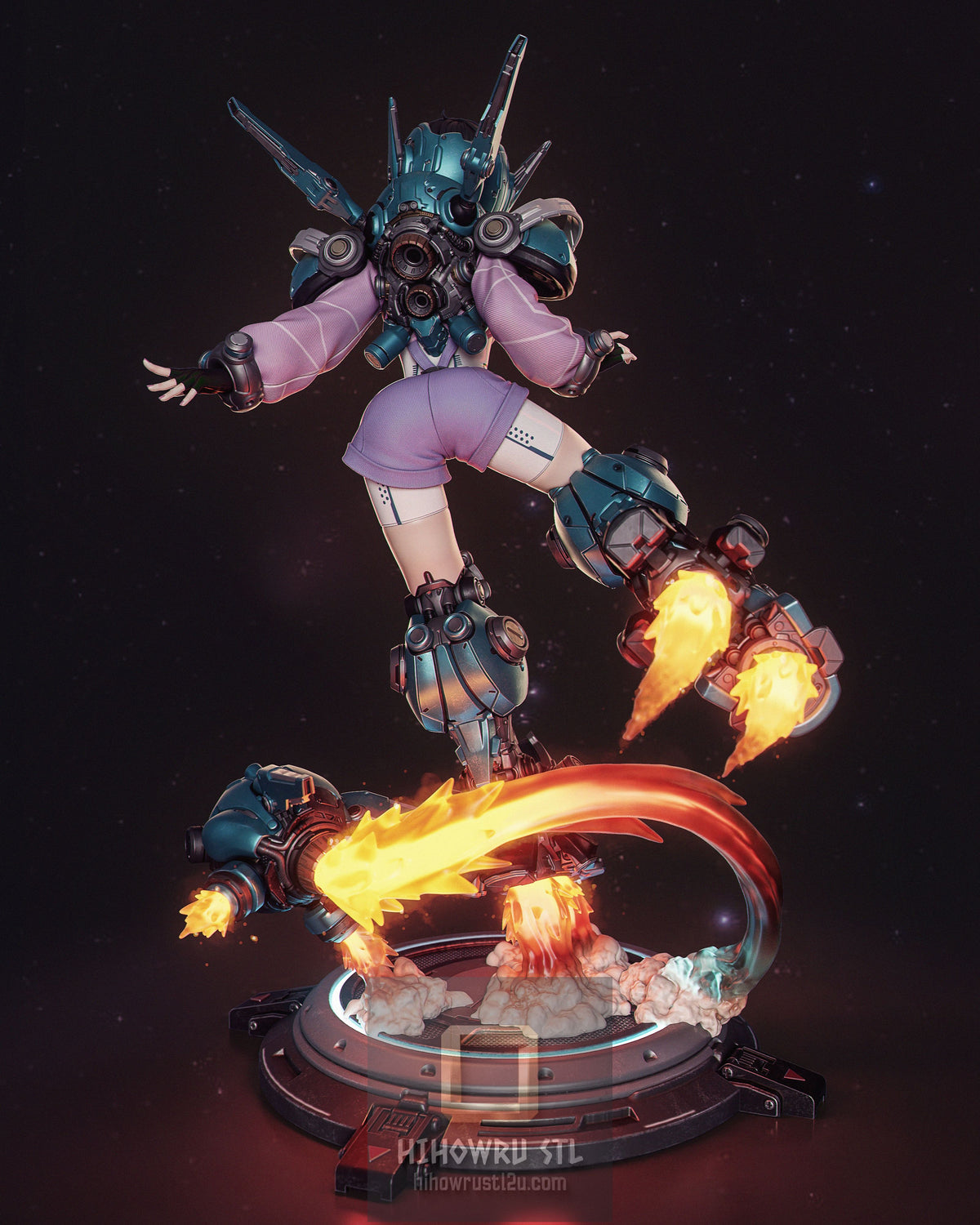 5167 Nillai Mechagirl - STL 3D Print Files