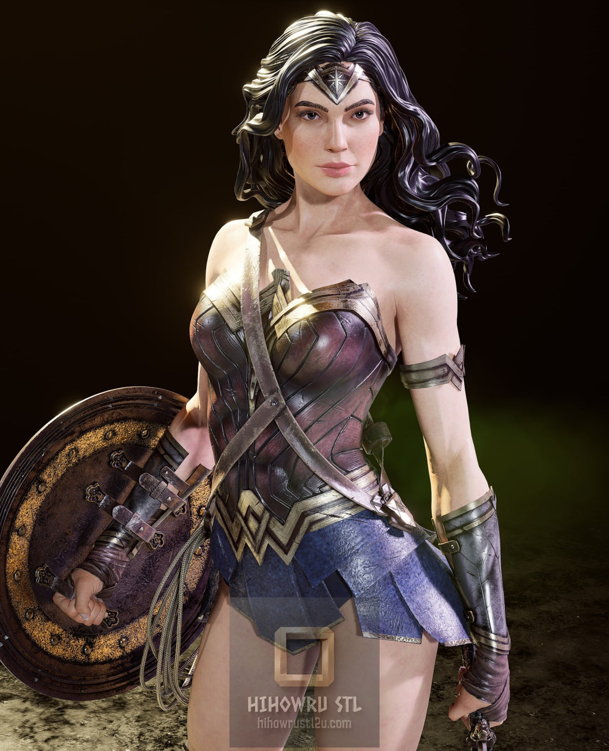 5534 Wonder Woman - DC COMICS - STL 3D Print Files