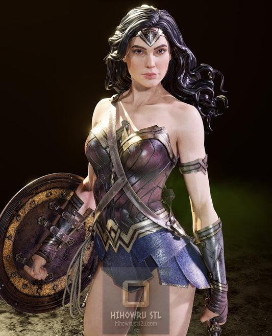 5534 Wonder Woman - DC COMICS - STL 3D Print Files