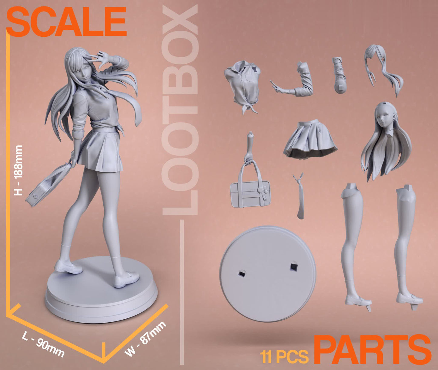 1912 Marin Kitagawa - My Dress-up Darling - STL 3D Print Files