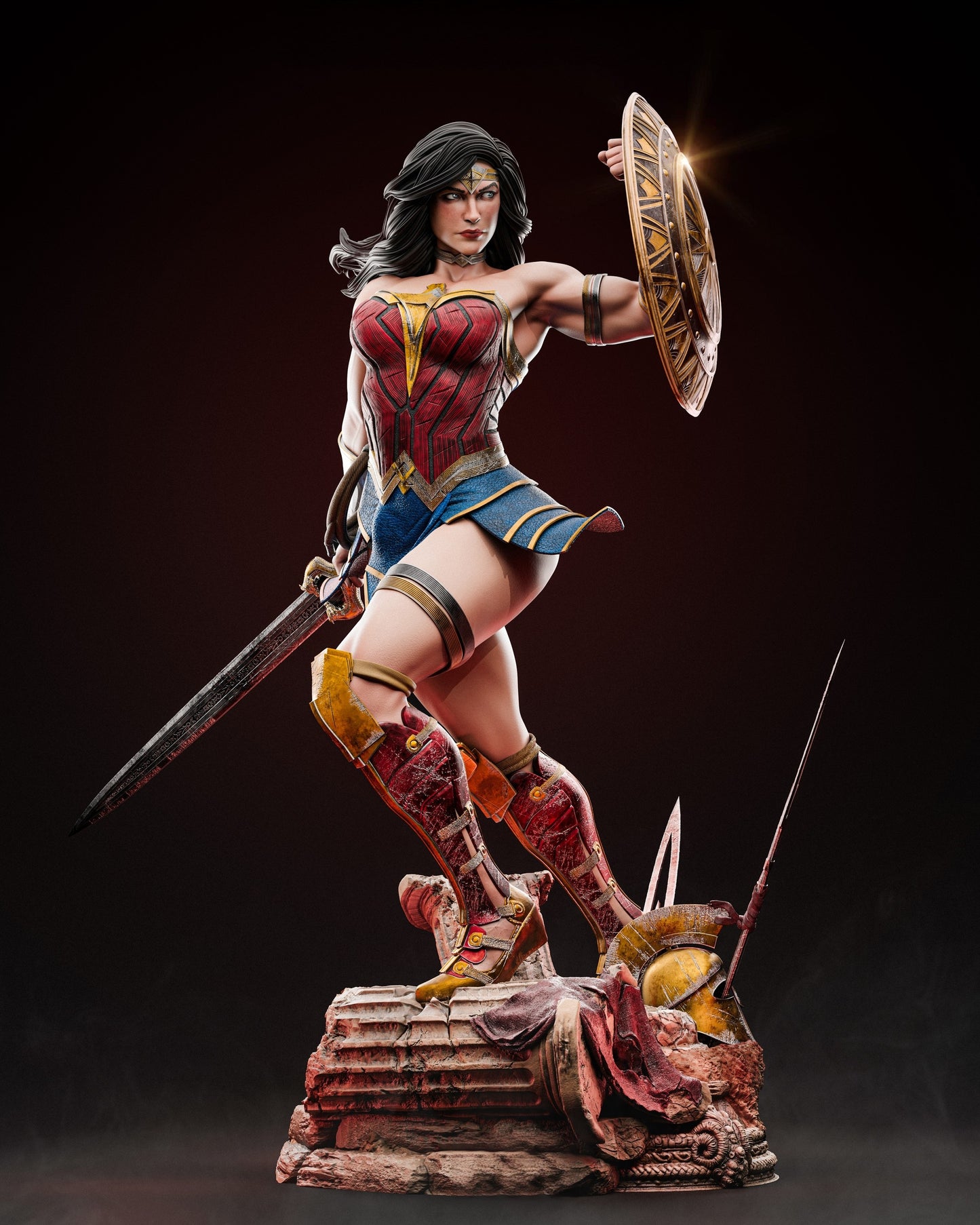 1798 Wonder Woman - DC Comics - STL 3D Print Files