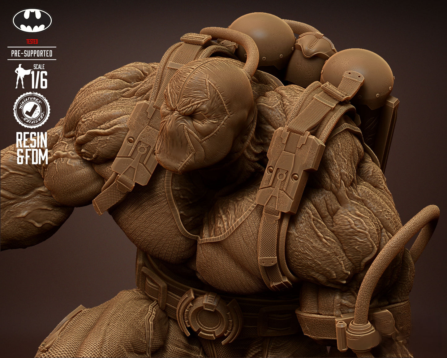 Mcfarlane Bane - Dc Multiverse - STL 3D Print Files