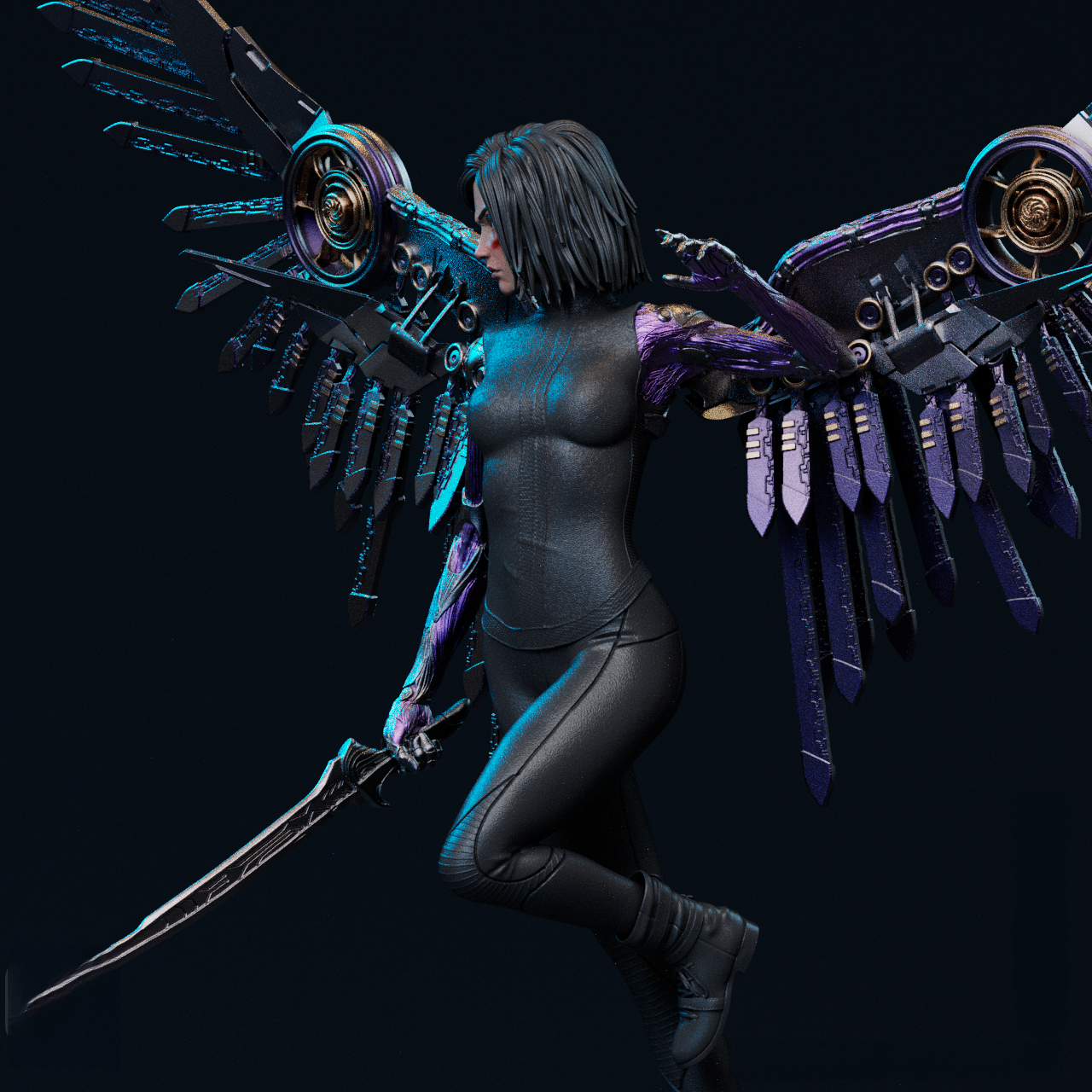 1655 Alita Battle Angel - STL 3D Print Files