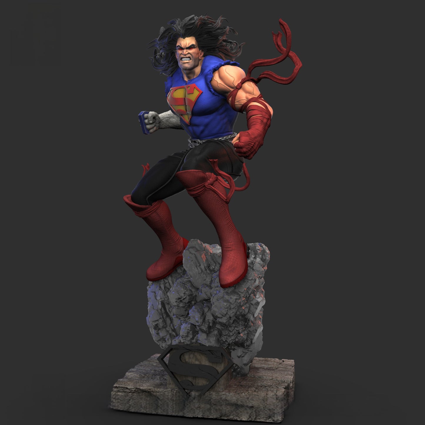 1818 Superman - Death Metal - STL 3D Print Files