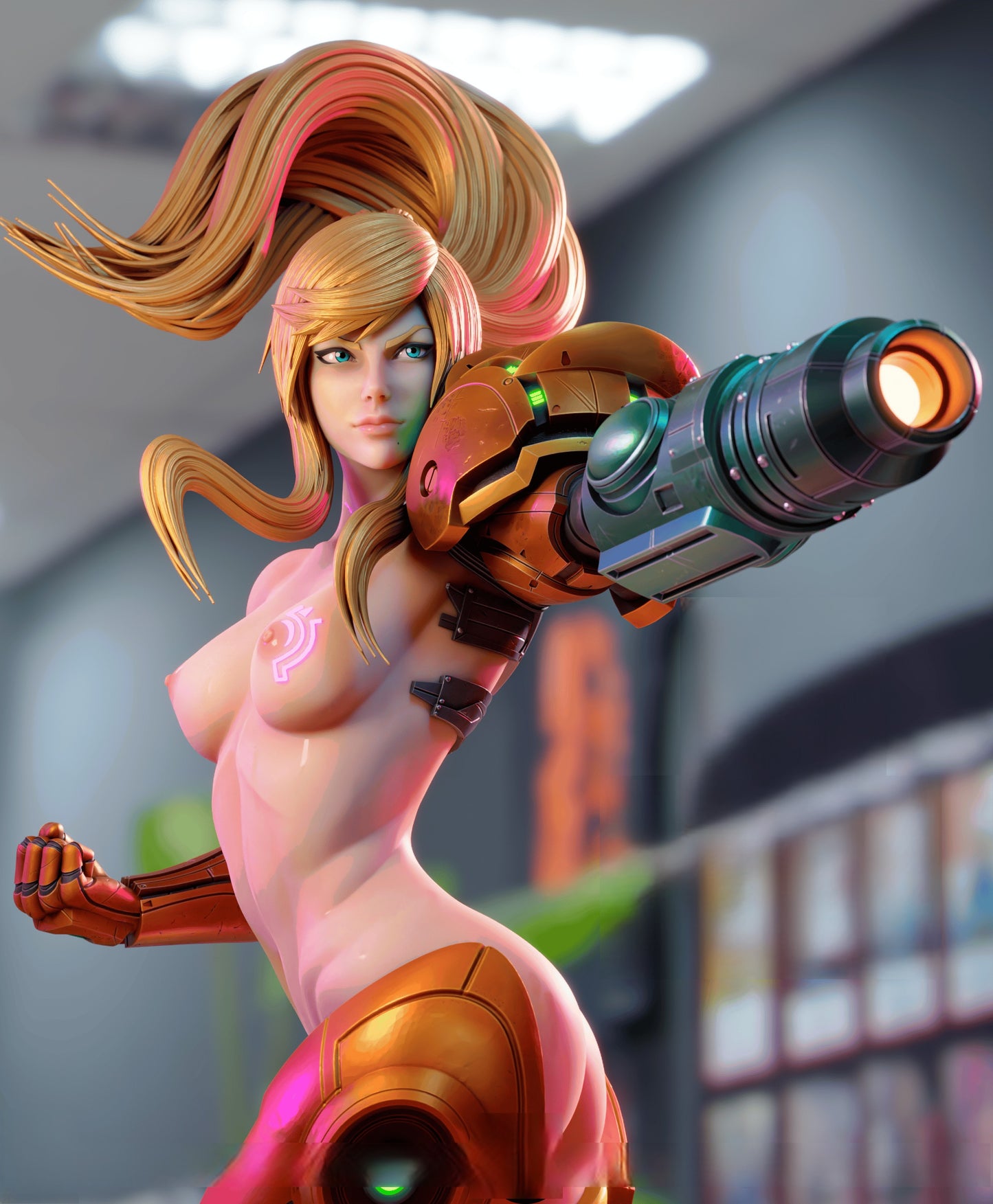 1707 Samus Aran NSFW - Metroid - STL 3D Print Files