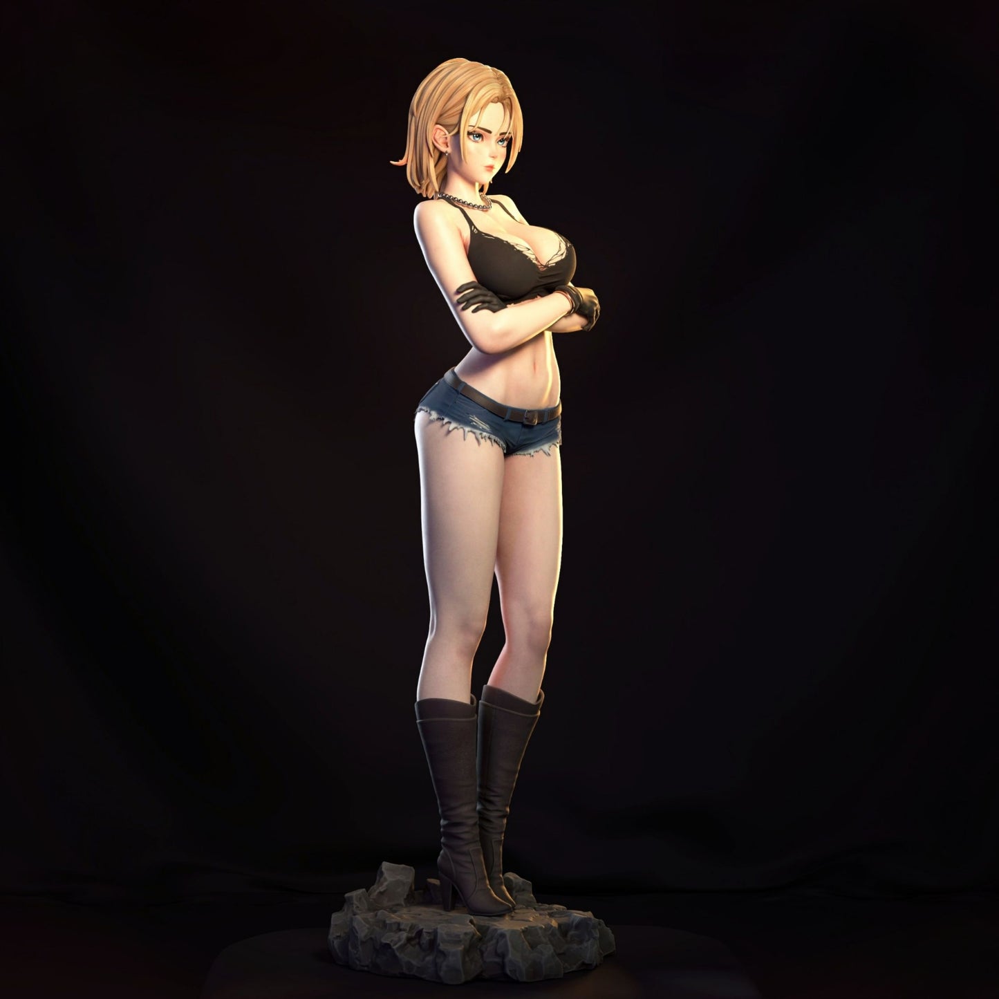 3814 Android 18 - Dragon Ball - STL 3D Print Files