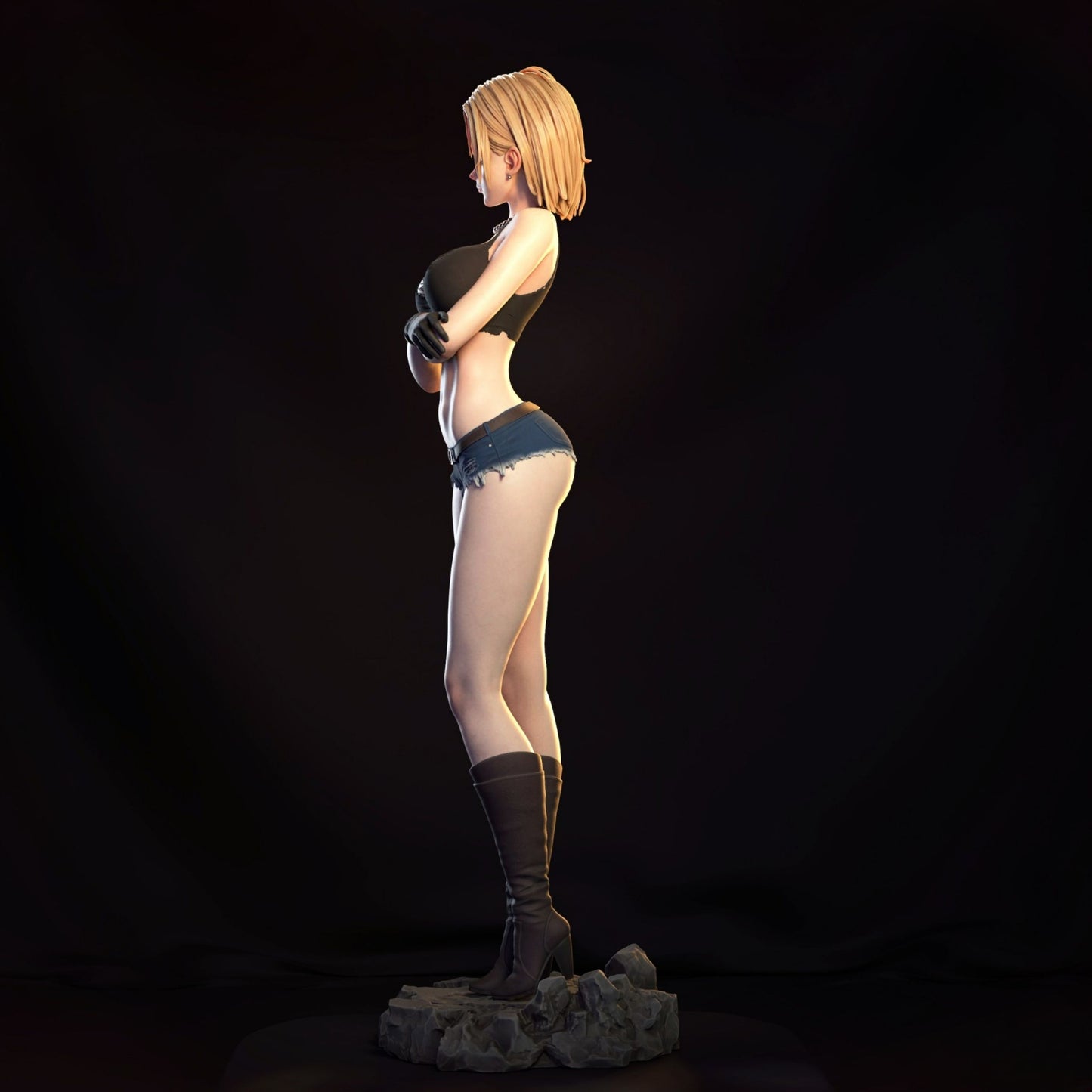 3814 Android 18 - Dragon Ball - STL 3D Print Files