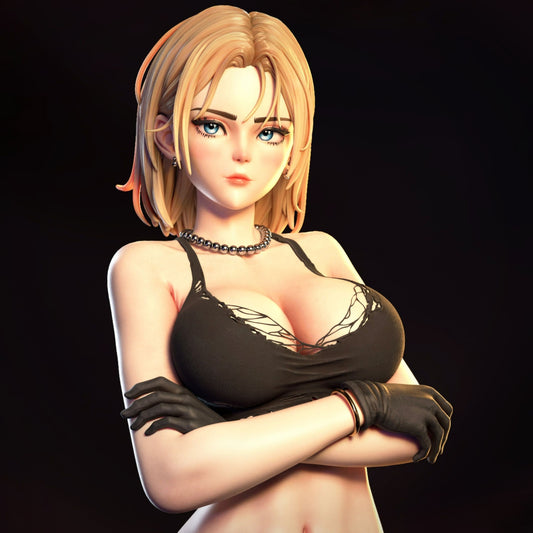 3814 Android 18 - Dragon Ball - STL 3D Print Files
