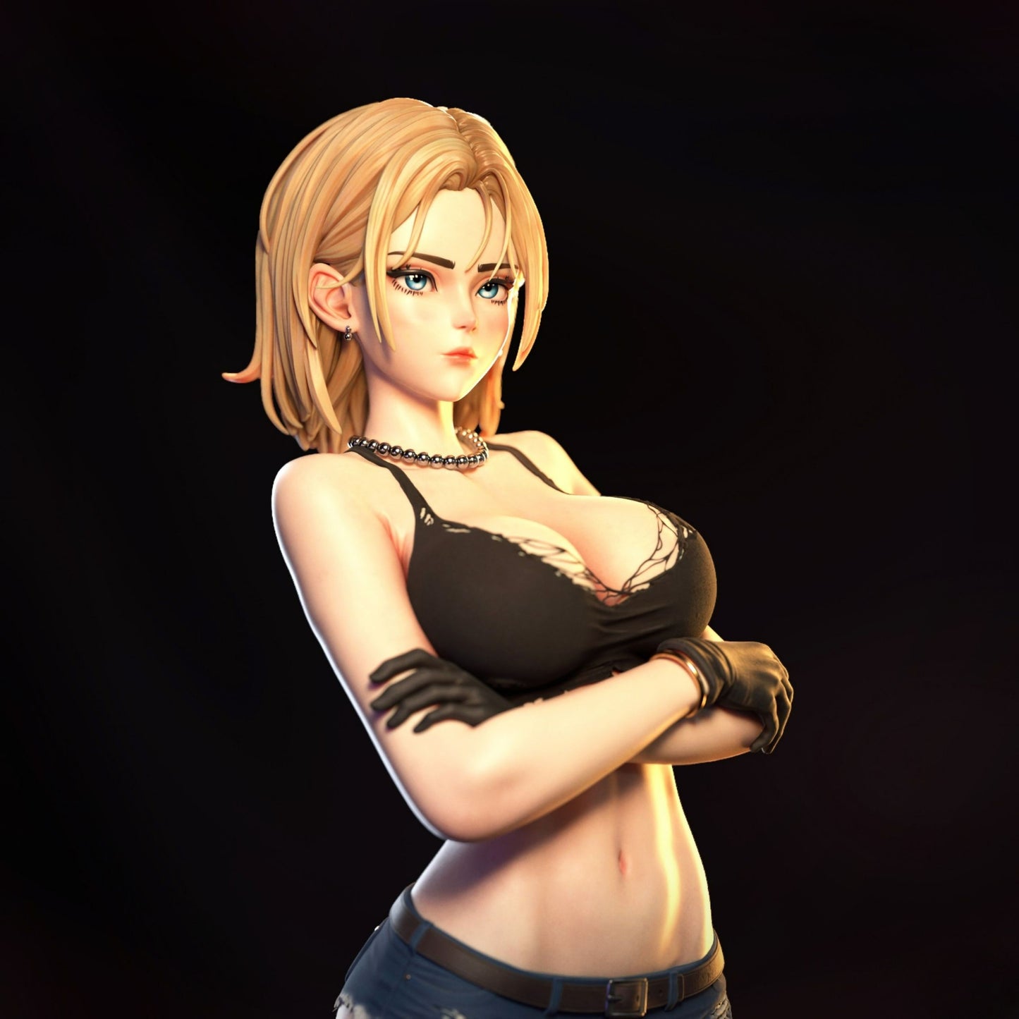 3814 Android 18 - Dragon Ball - STL 3D Print Files