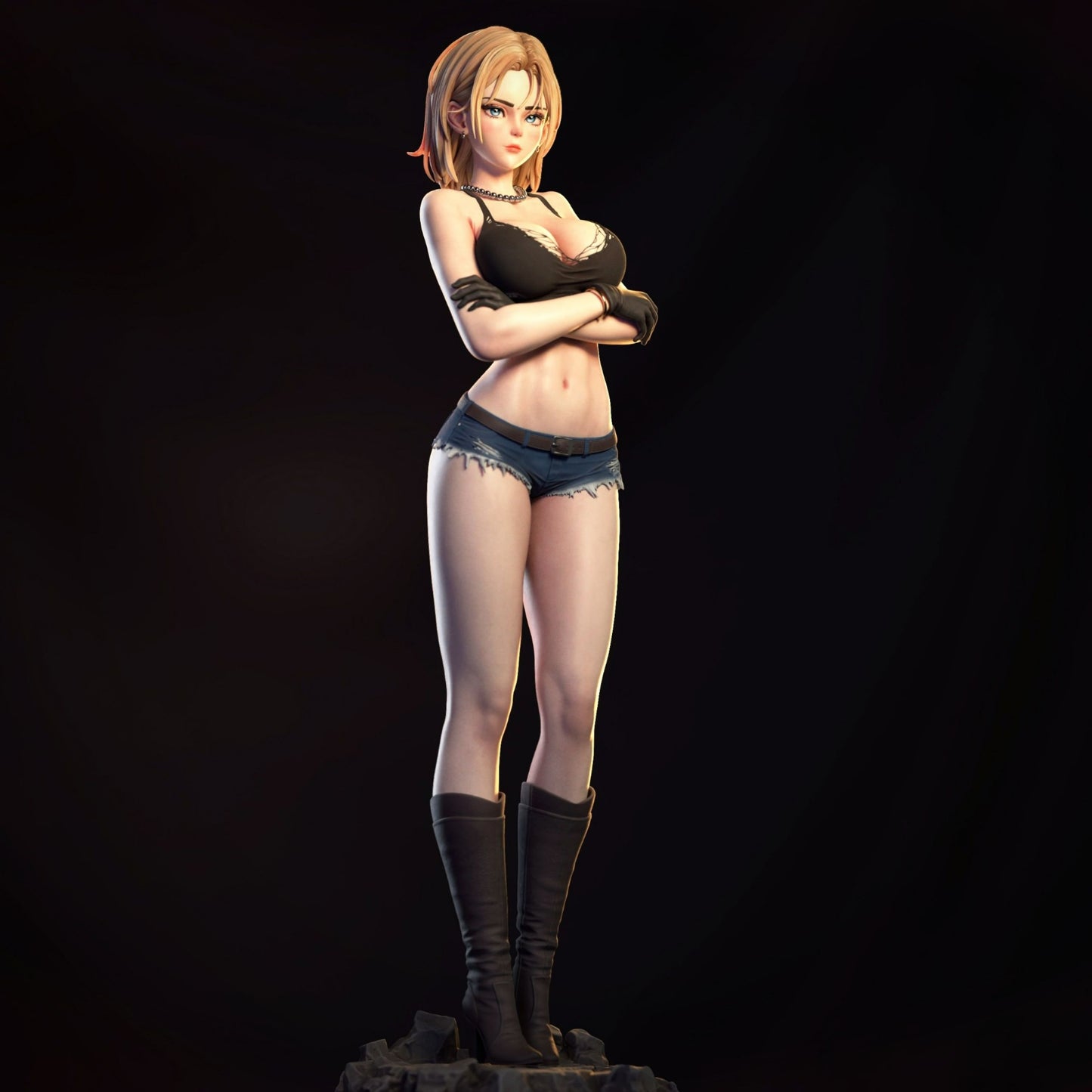 3814 Android 18 - Dragon Ball - STL 3D Print Files