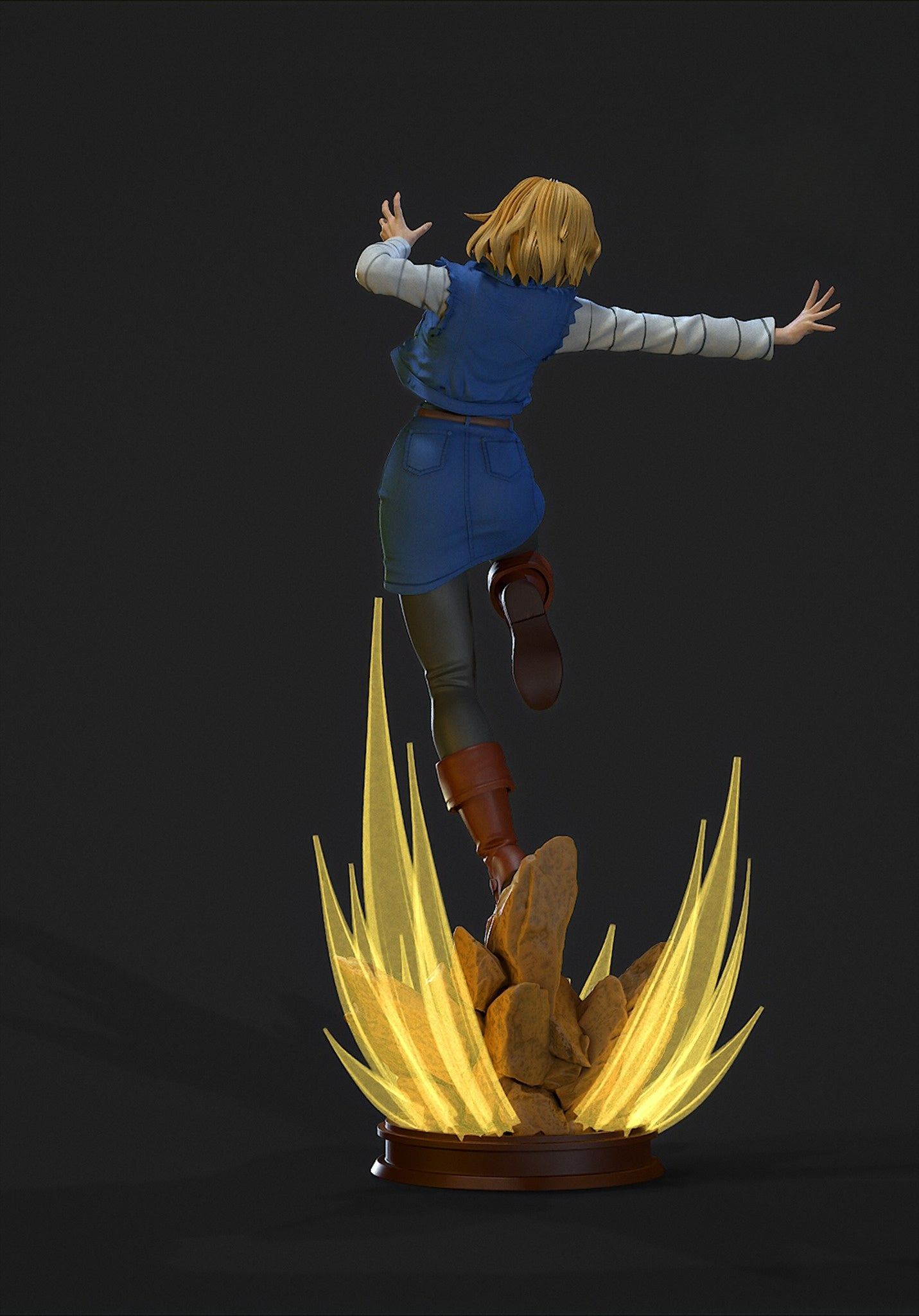 3305 Android 18 - Dragon Ball - STL 3D Print Files