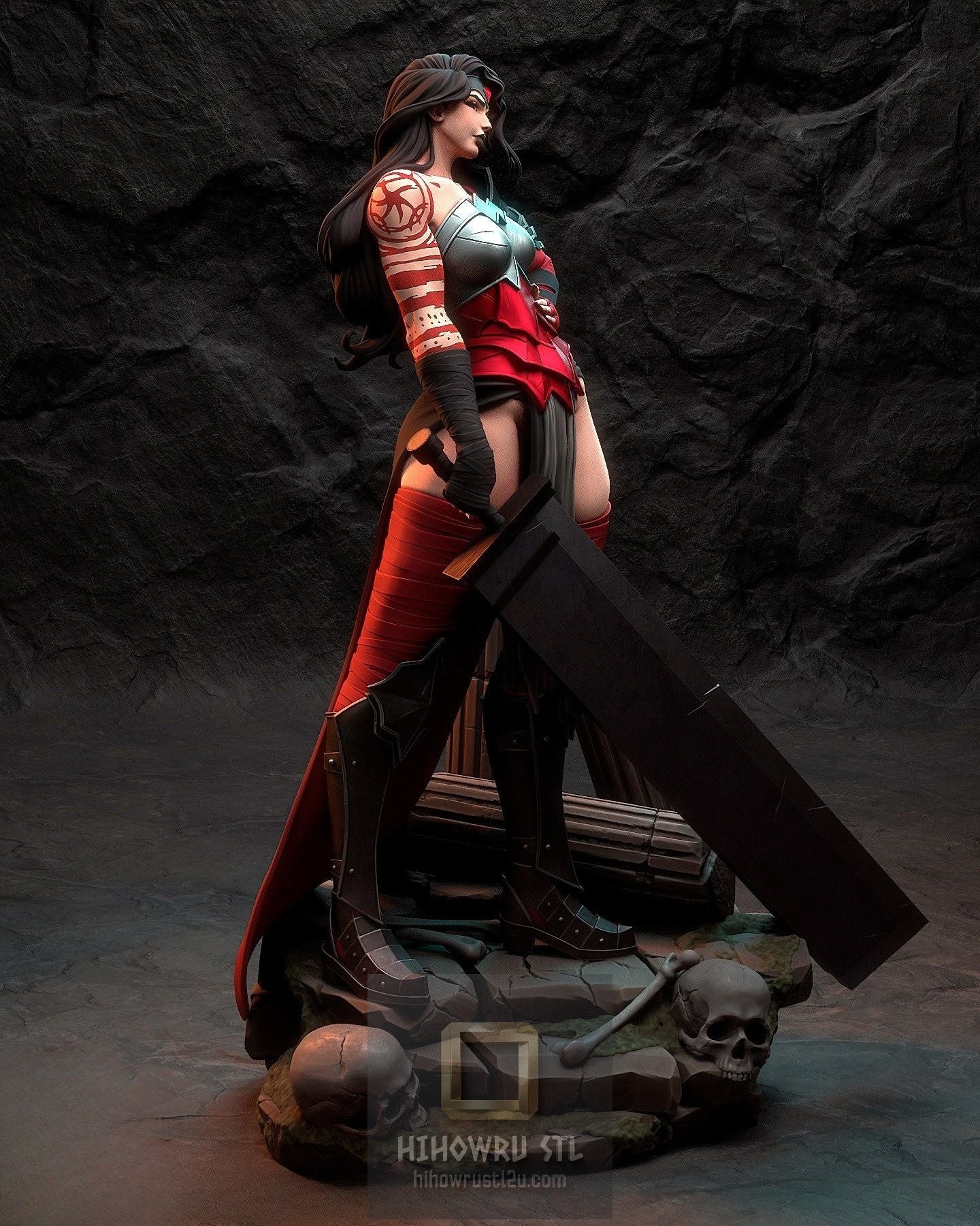 5116 Absolute Wonder Woman - DC COMICS - STL 3D Print Files