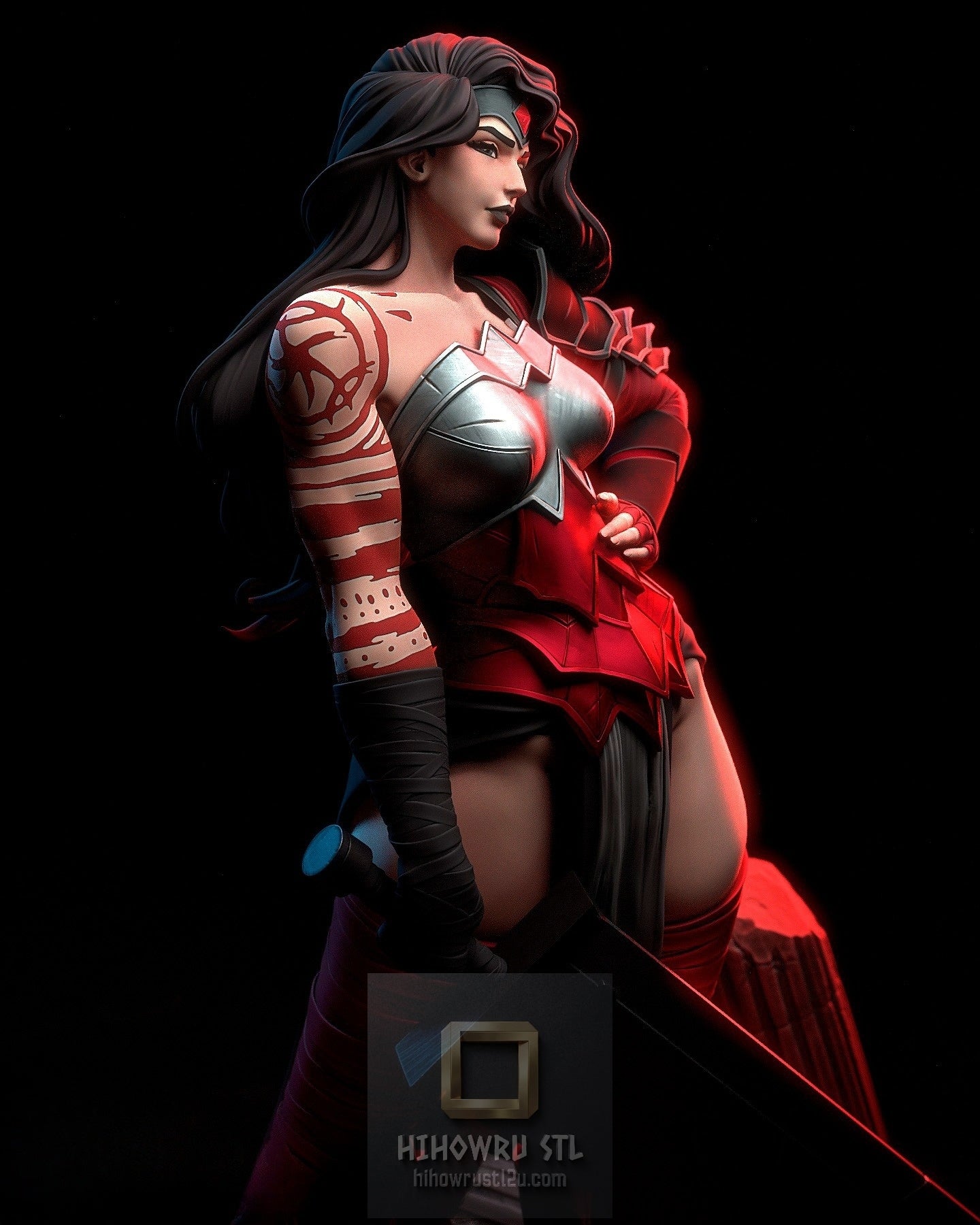 5116 Absolute Wonder Woman - DC COMICS - STL 3D Print Files