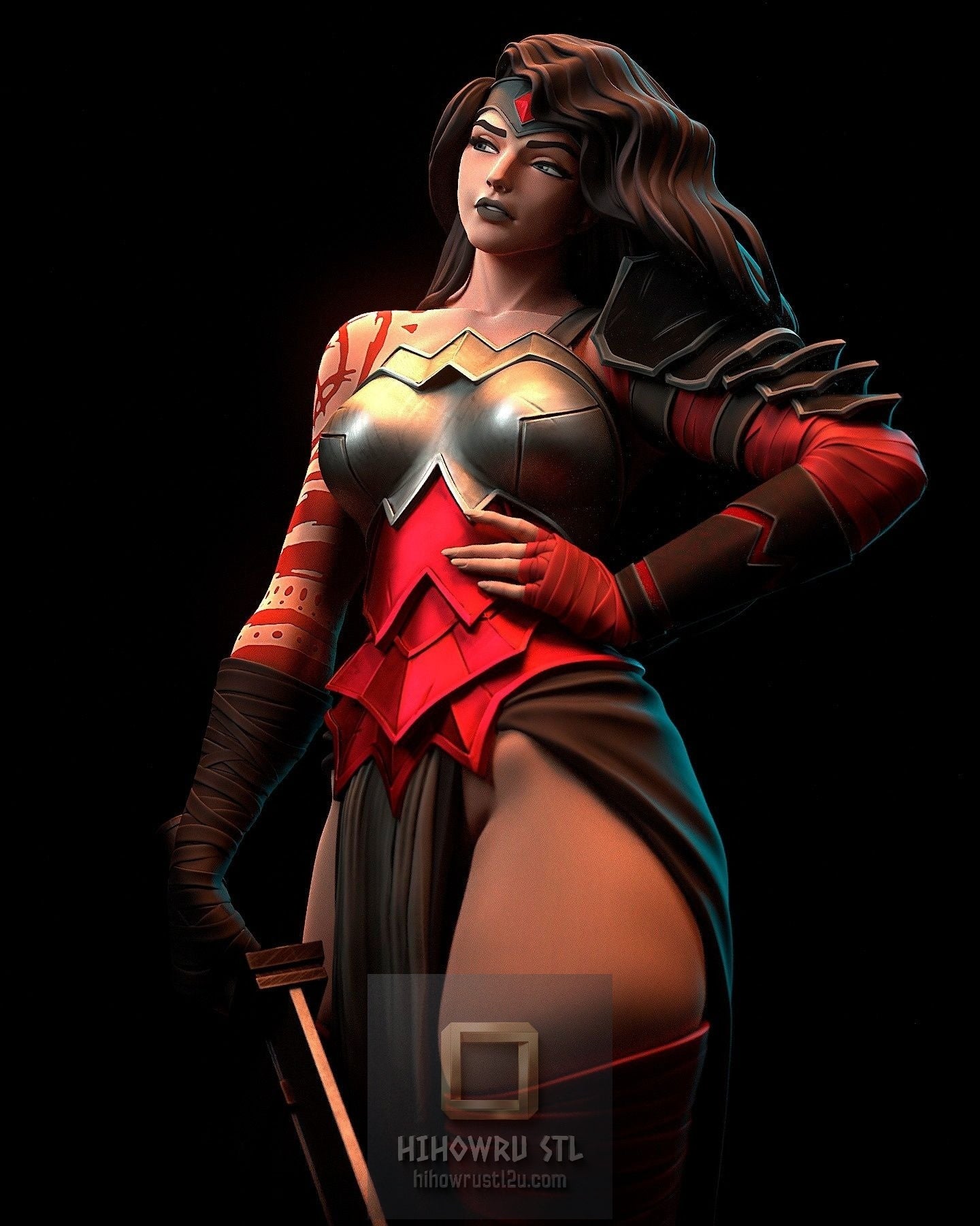 5116 Absolute Wonder Woman - DC COMICS - STL 3D Print Files