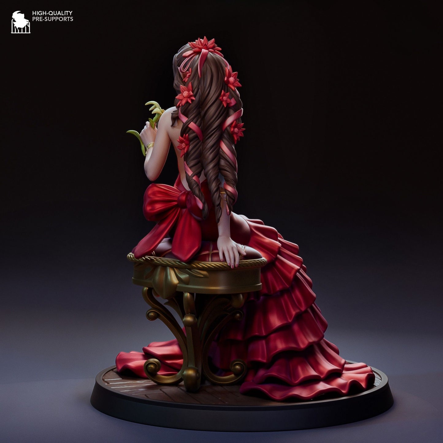 4262 Aerith Gainsborough - Final Fantasy - STL 3D Print Files