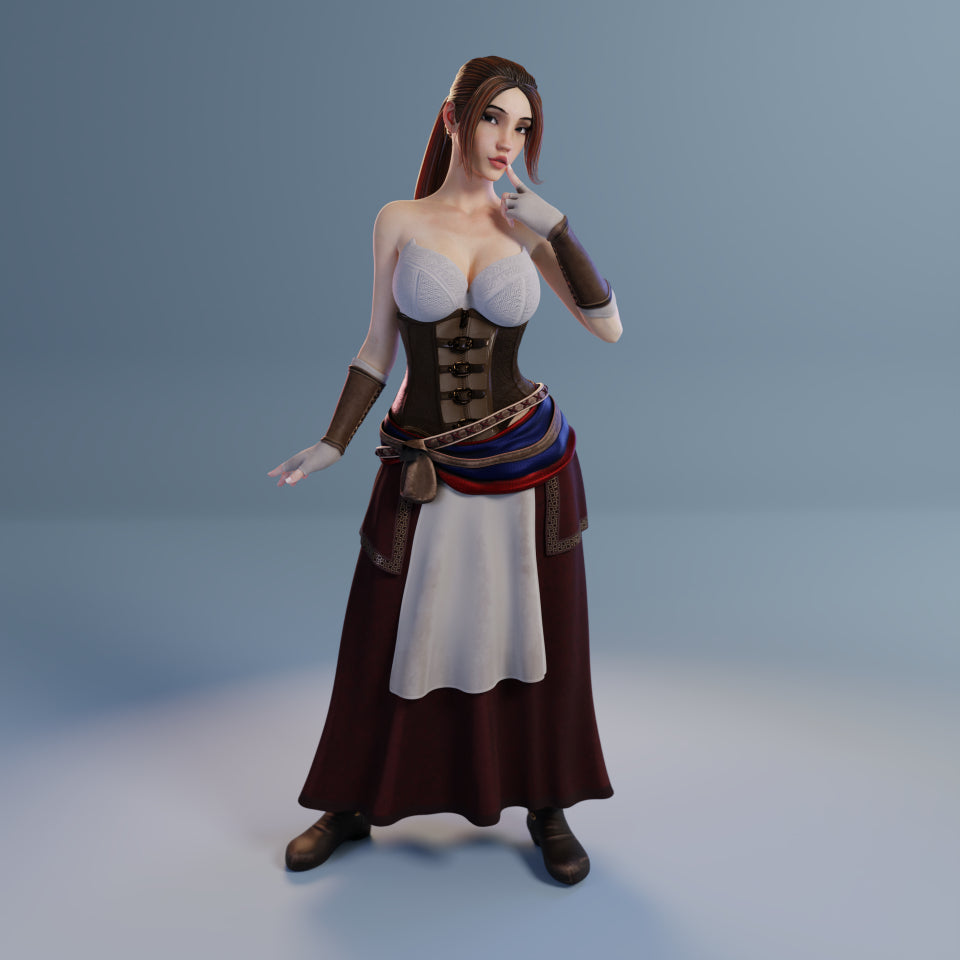 3559 Agnes NSFW - STL 3D Print Files