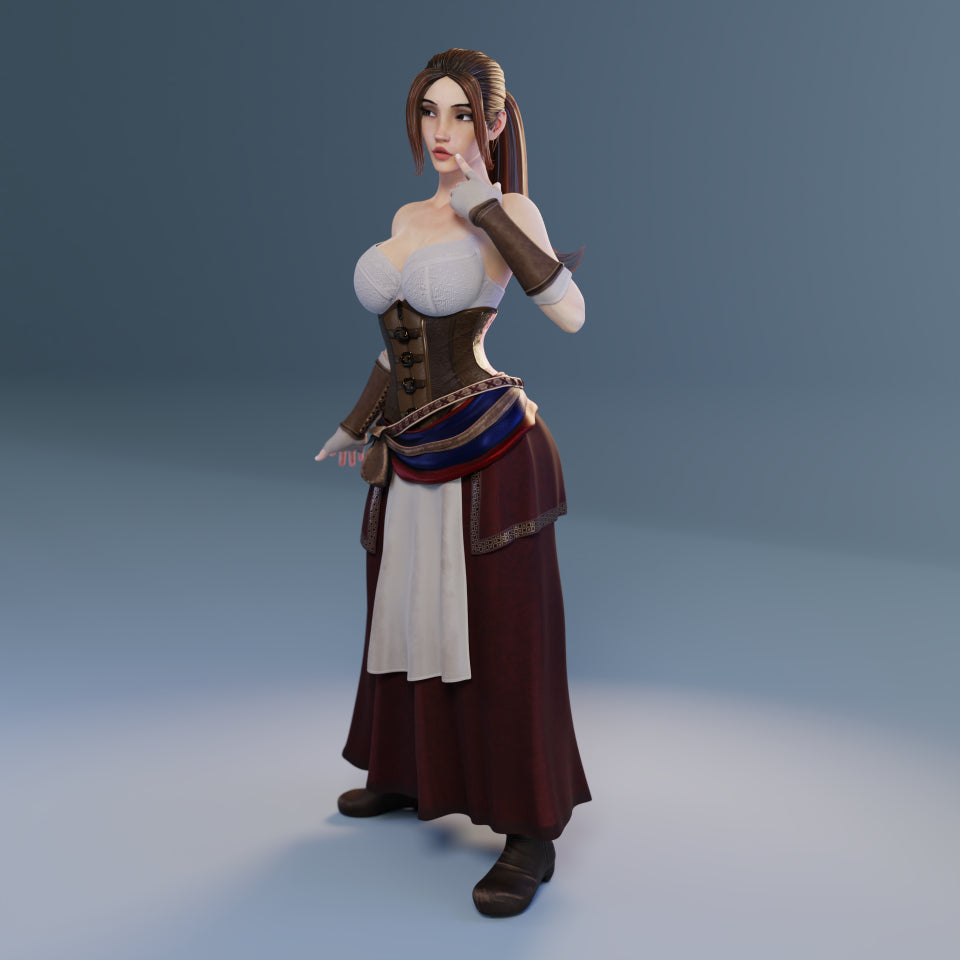 3559 Agnes NSFW - STL 3D Print Files