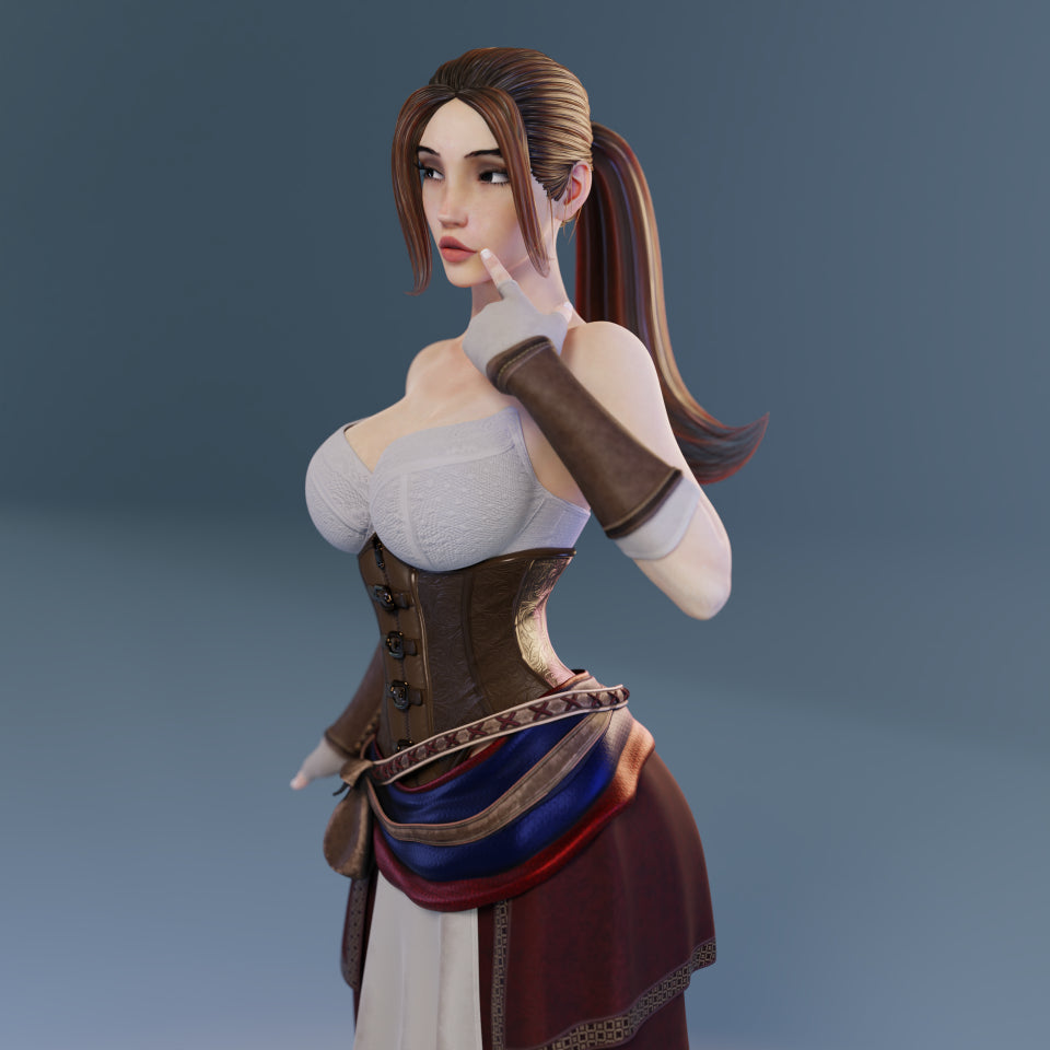 3559 Agnes NSFW - STL 3D Print Files