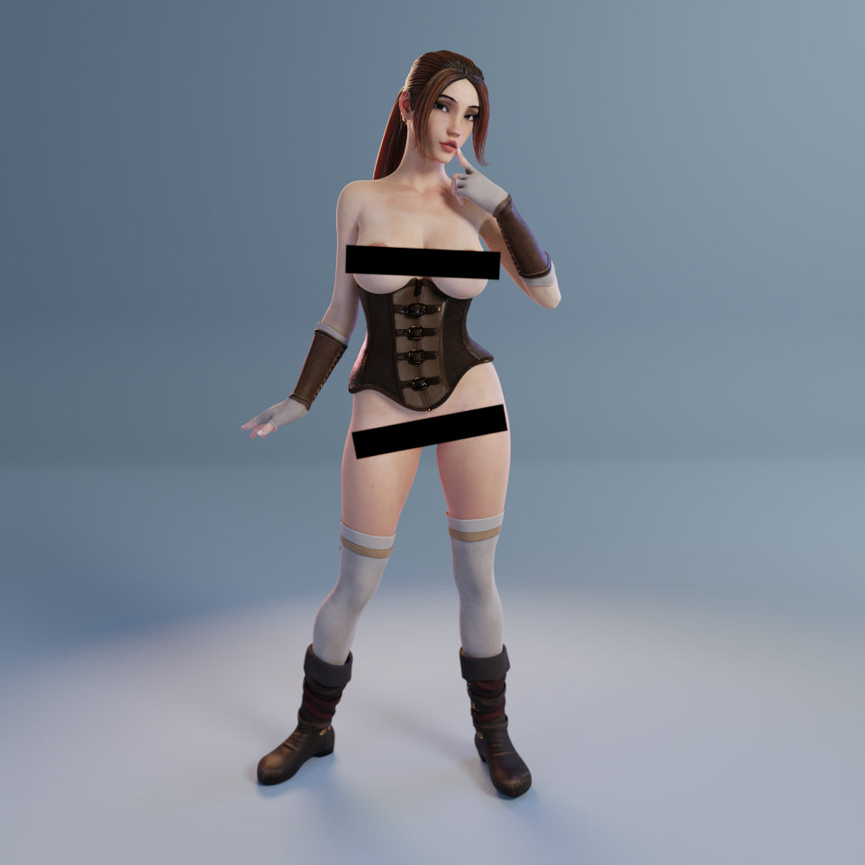 3559 Agnes NSFW - STL 3D Print Files