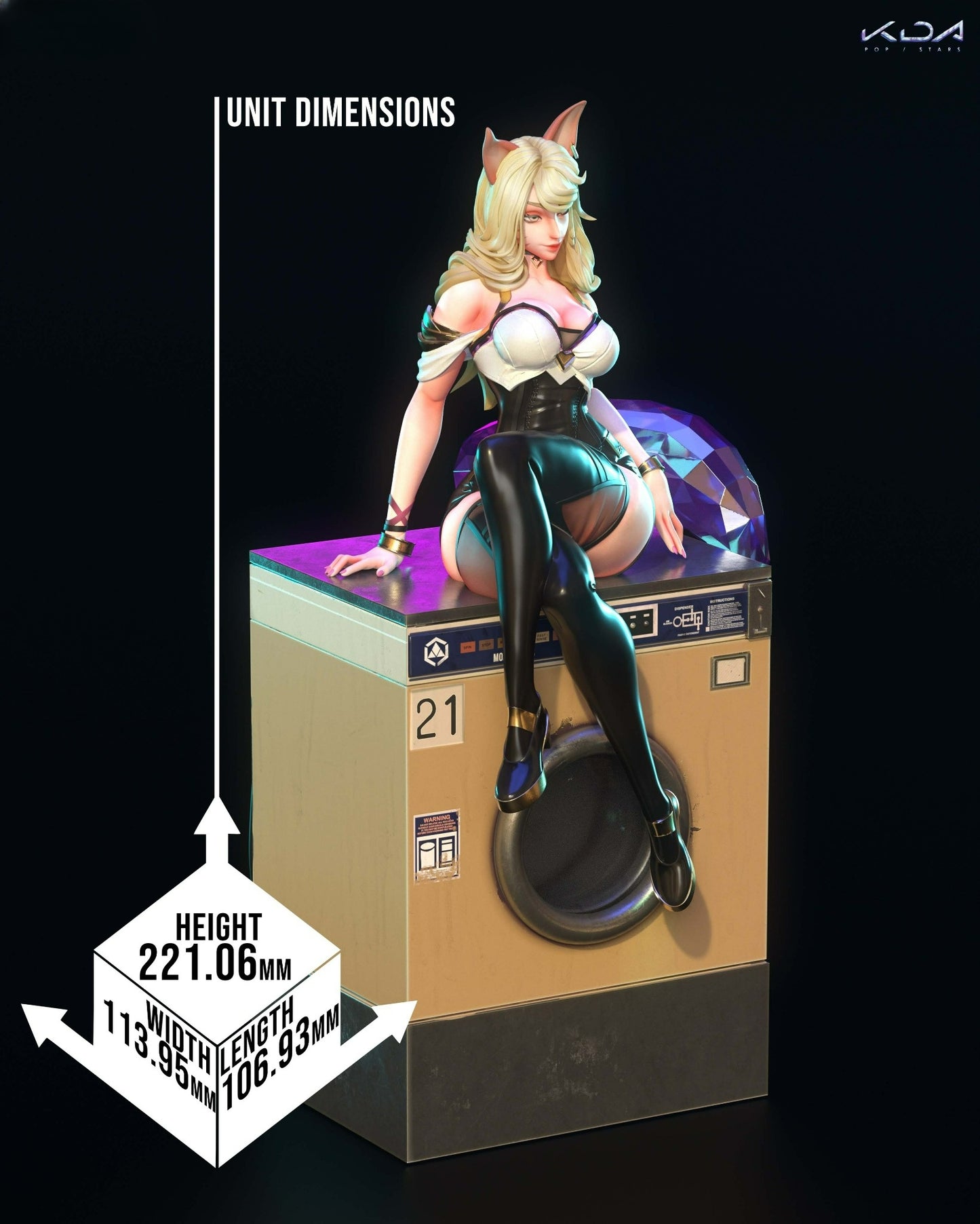 3513 Ahri - League of Legends - STL 3D Print Files