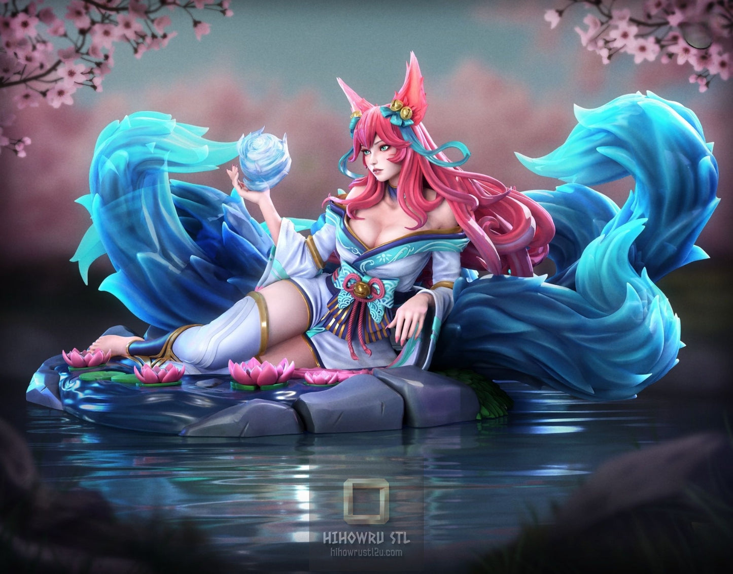 5179 Ahri - League of Legends - STL 3D Print Files
