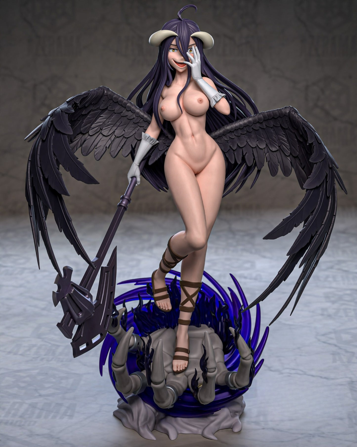 3253 Albedo NSFW - Overlord - STL 3D Print Files