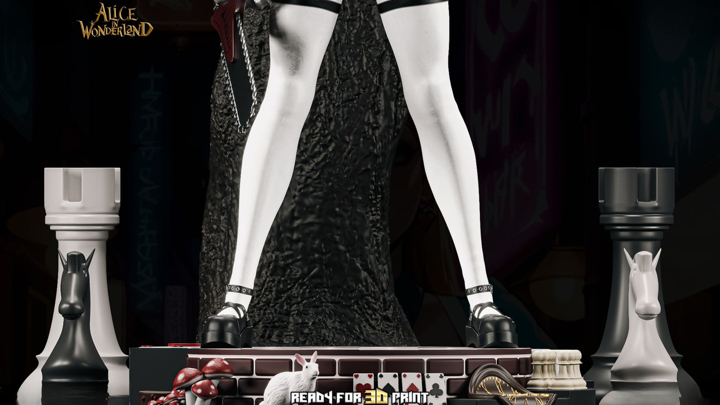 3919 Alice NSFW - Alice in Wonderland - STL 3D Print Files