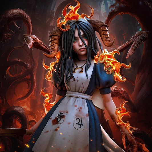 3507 Alice - Alice in Wonderland - STL 3D Print Files