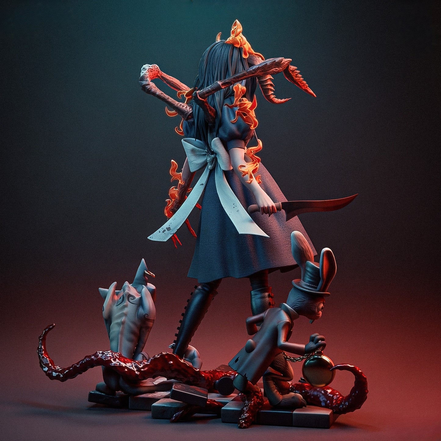 3507 Alice - Alice in Wonderland - STL 3D Print Files