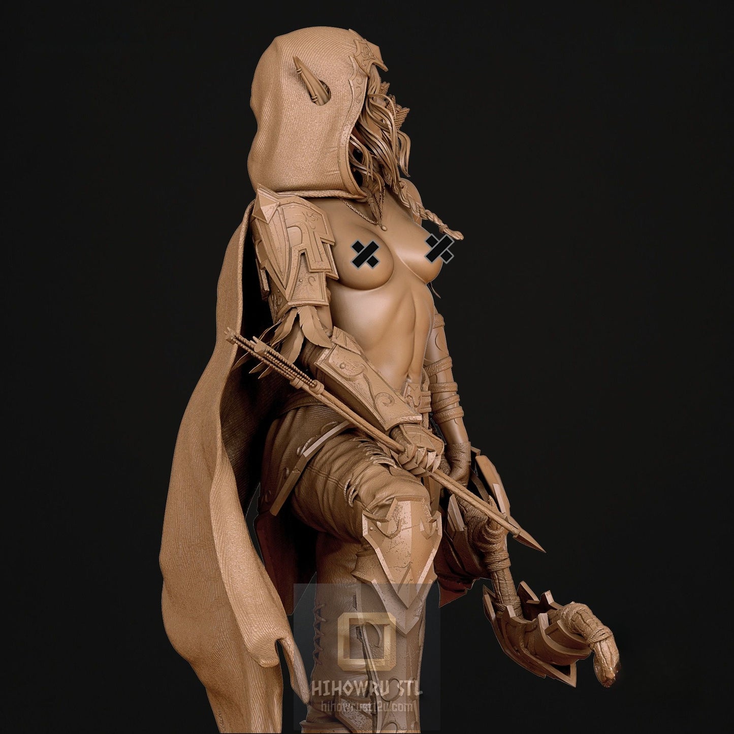 4929 Alleria Windrunner NSFW - WOW - STL 3D Print Files